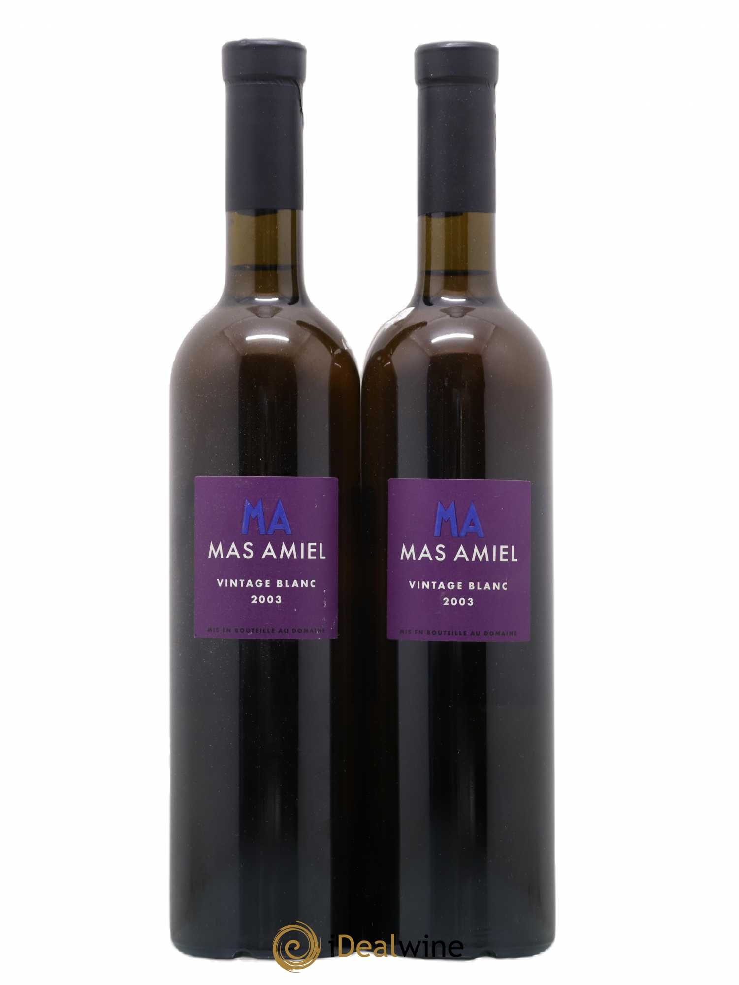 Maury Mas Amiel Millésime 80 2003 - Lot de 2 bouteilles - 0