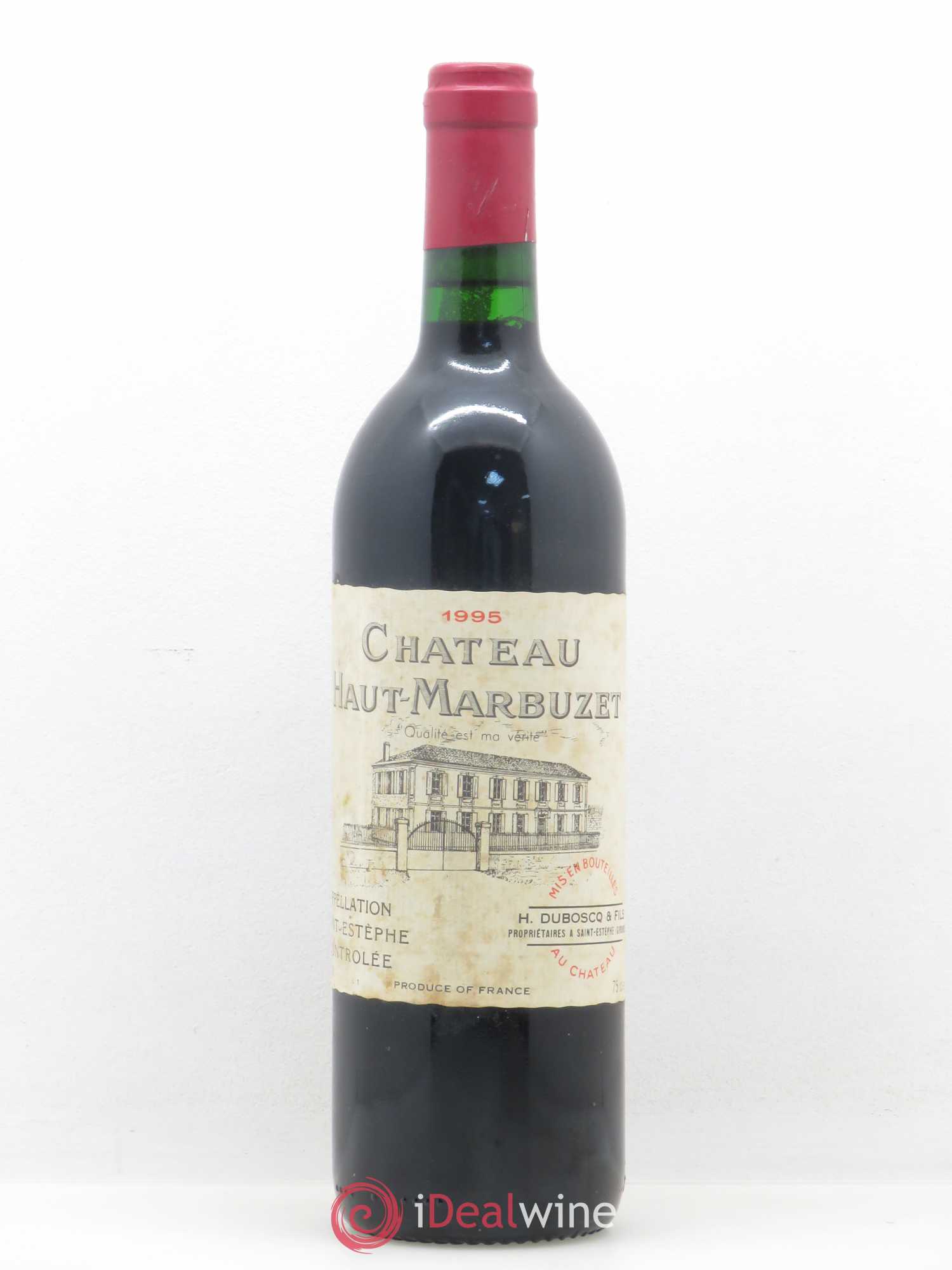 Château Haut Marbuzet 1995 - Lot de 1 bouteille - 0