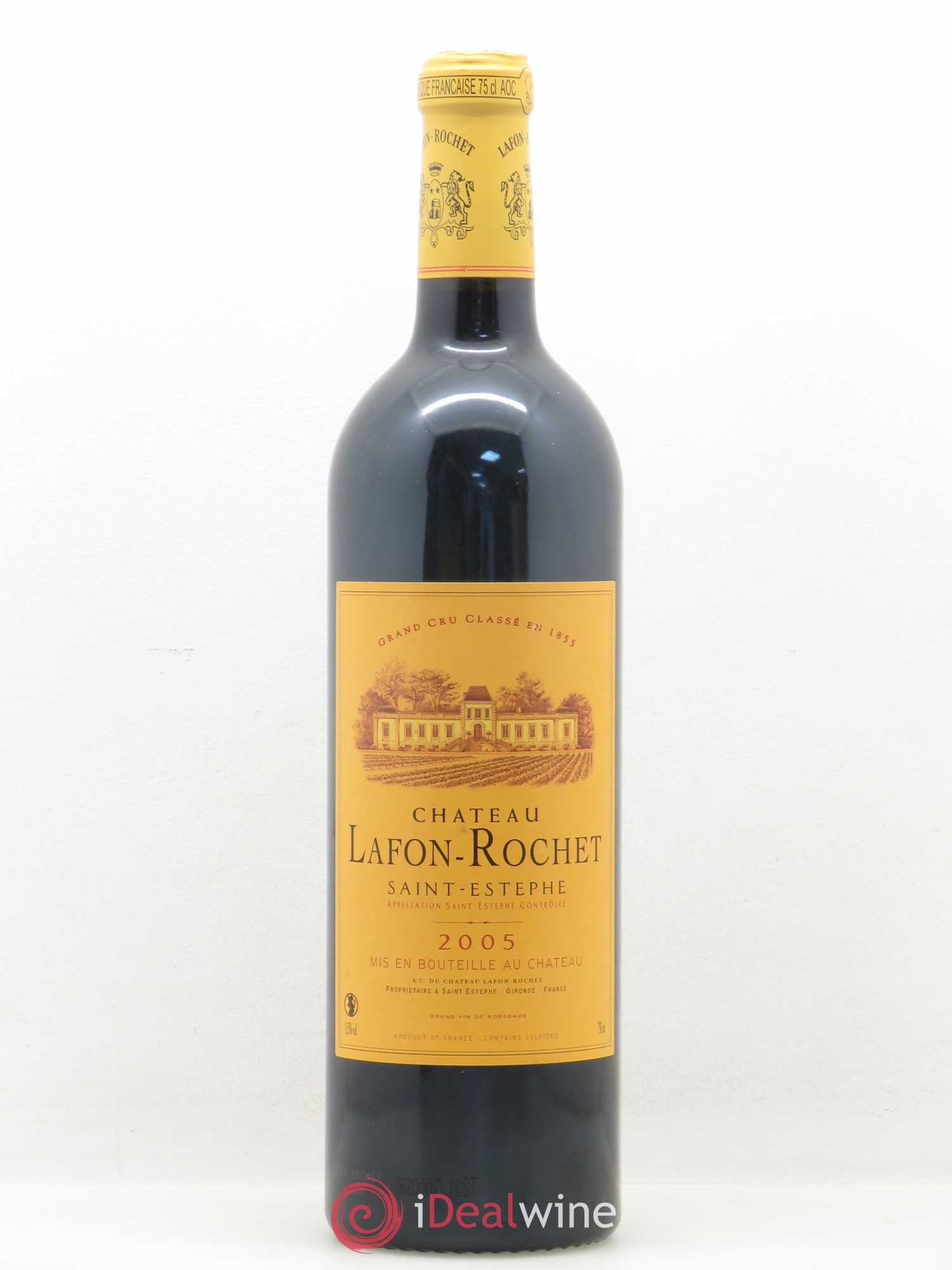 Château Lafon Rochet 4ème Grand Cru Classé 2005 - Lot de 1 bouteille - 0