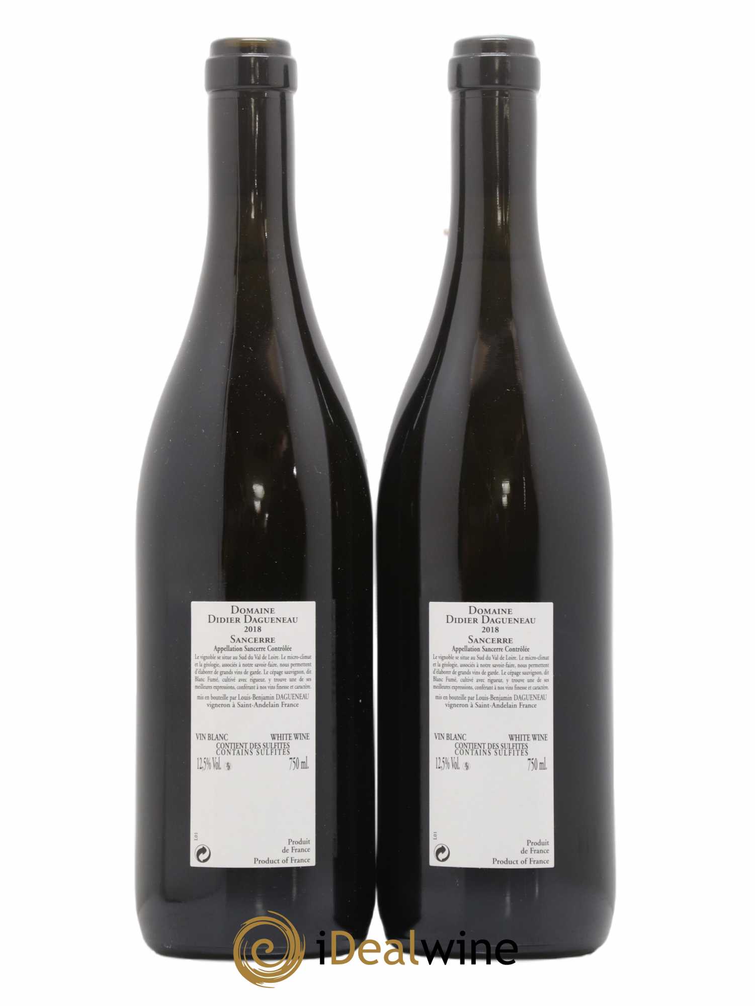 Sancerre En Chailloux Dagueneau 2018 - Lot de 2 bouteilles - 1