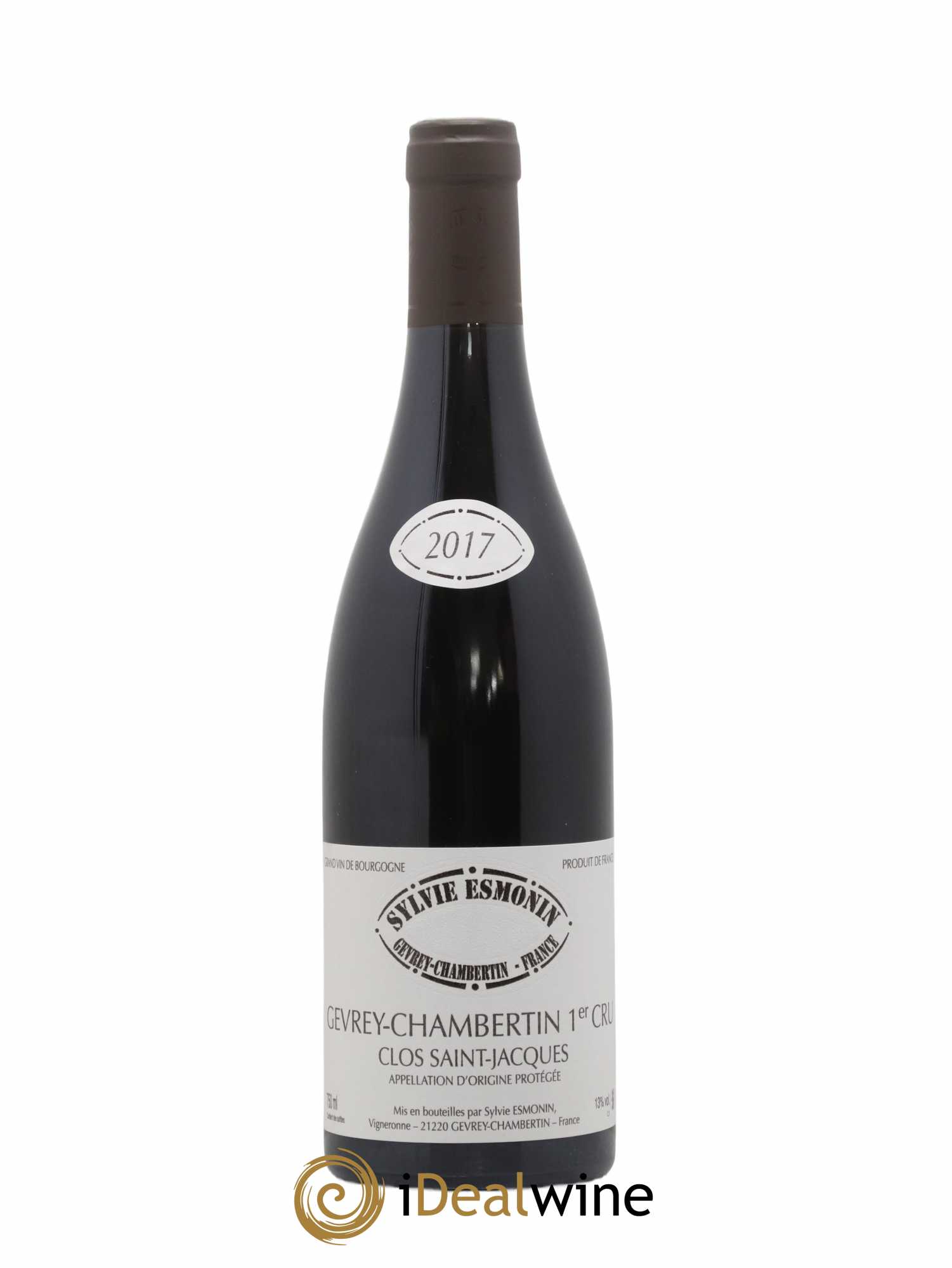 Gevrey-Chambertin 1er Cru Clos Saint Jacques Sylvie Esmonin 2017 - Lot de 1 bouteille - 0