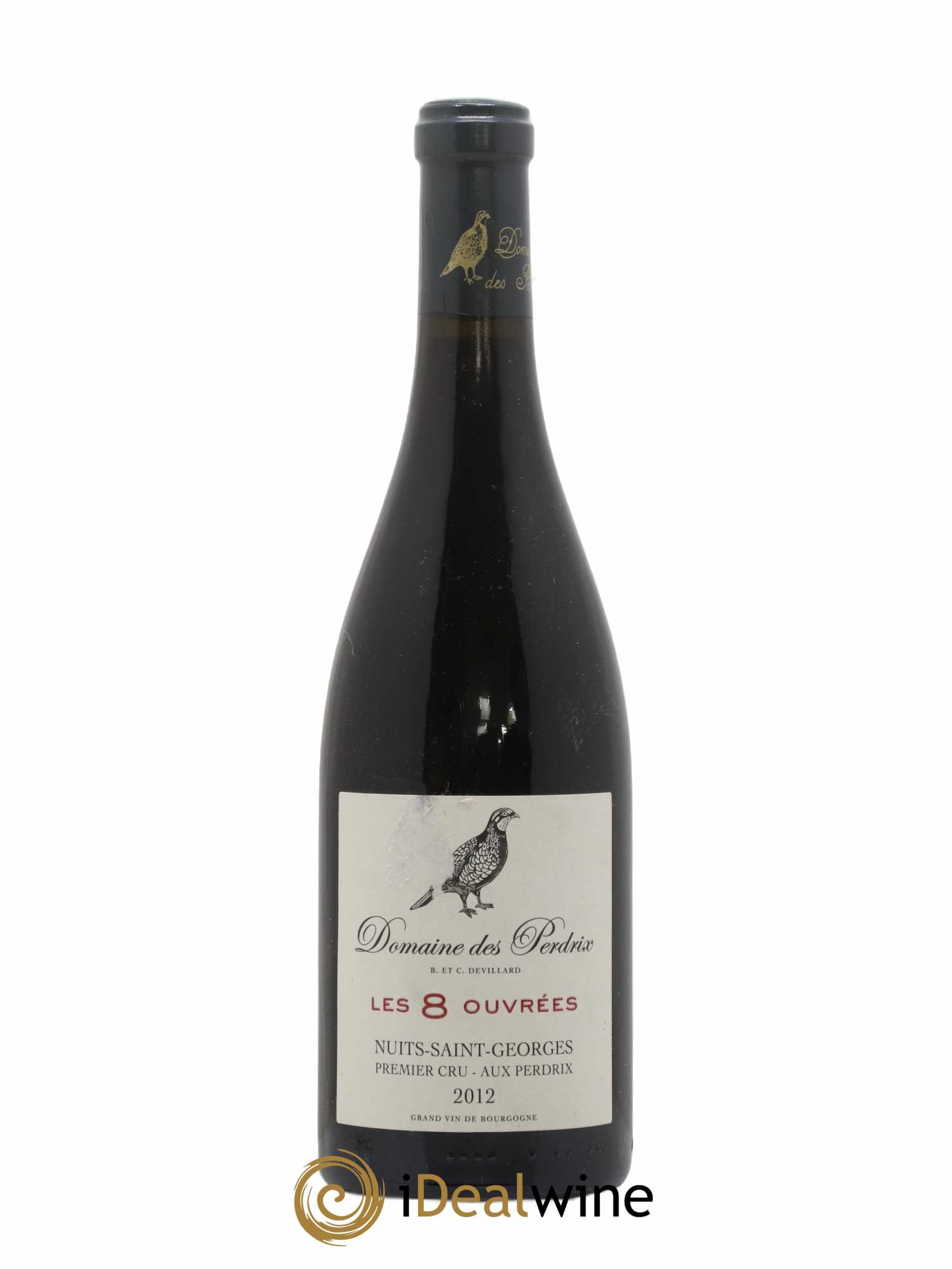 Nuits-Saint-Georges 1er Cru Aux Perdrix Les 8 Ouvrées Perdrix (Domaine des) 2012 - Lot de 1 bouteille - 0