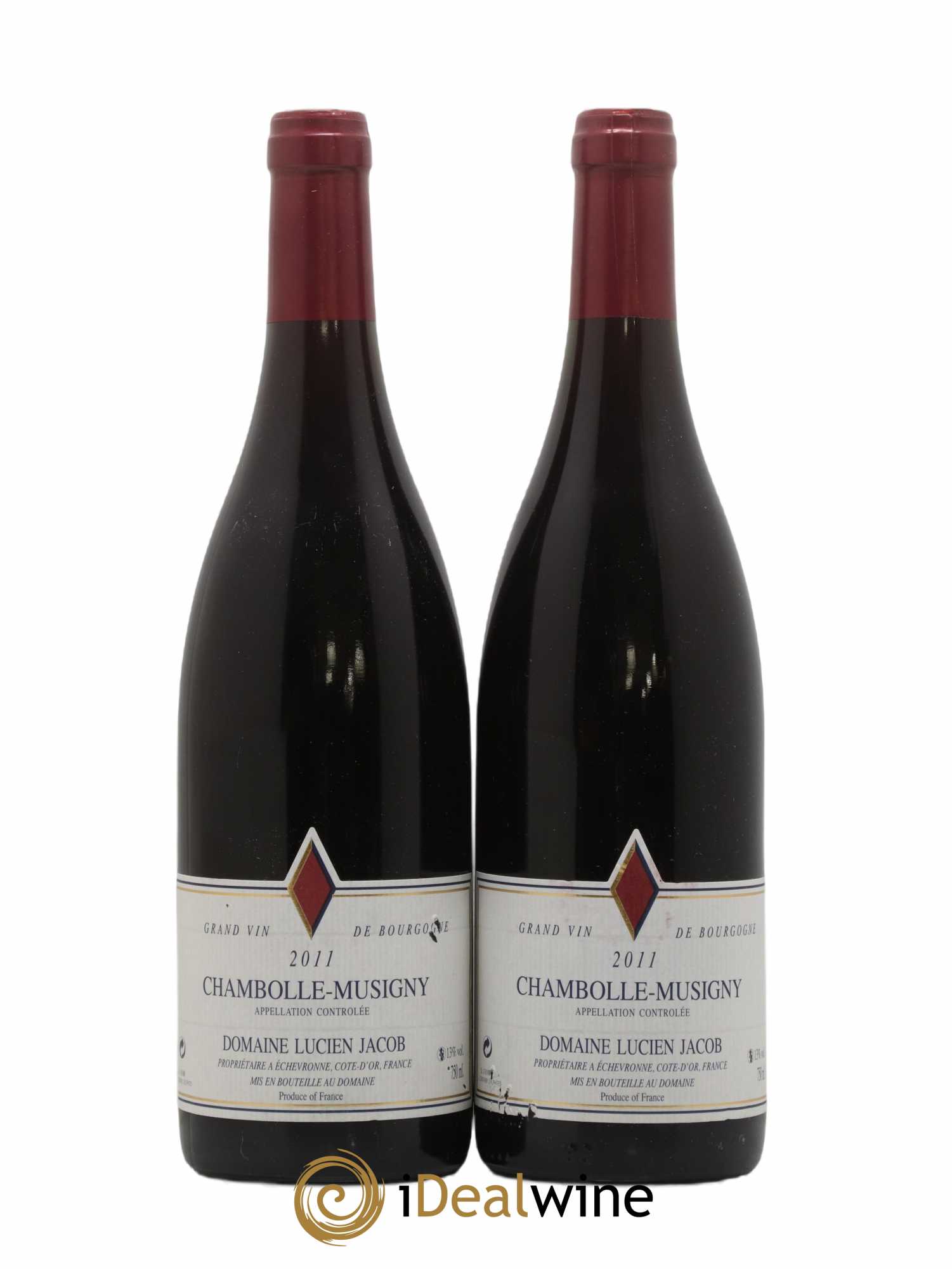 Chambolle-Musigny Domaine Lucien Jacob 2011 - Posten von 2 Flaschen - 0