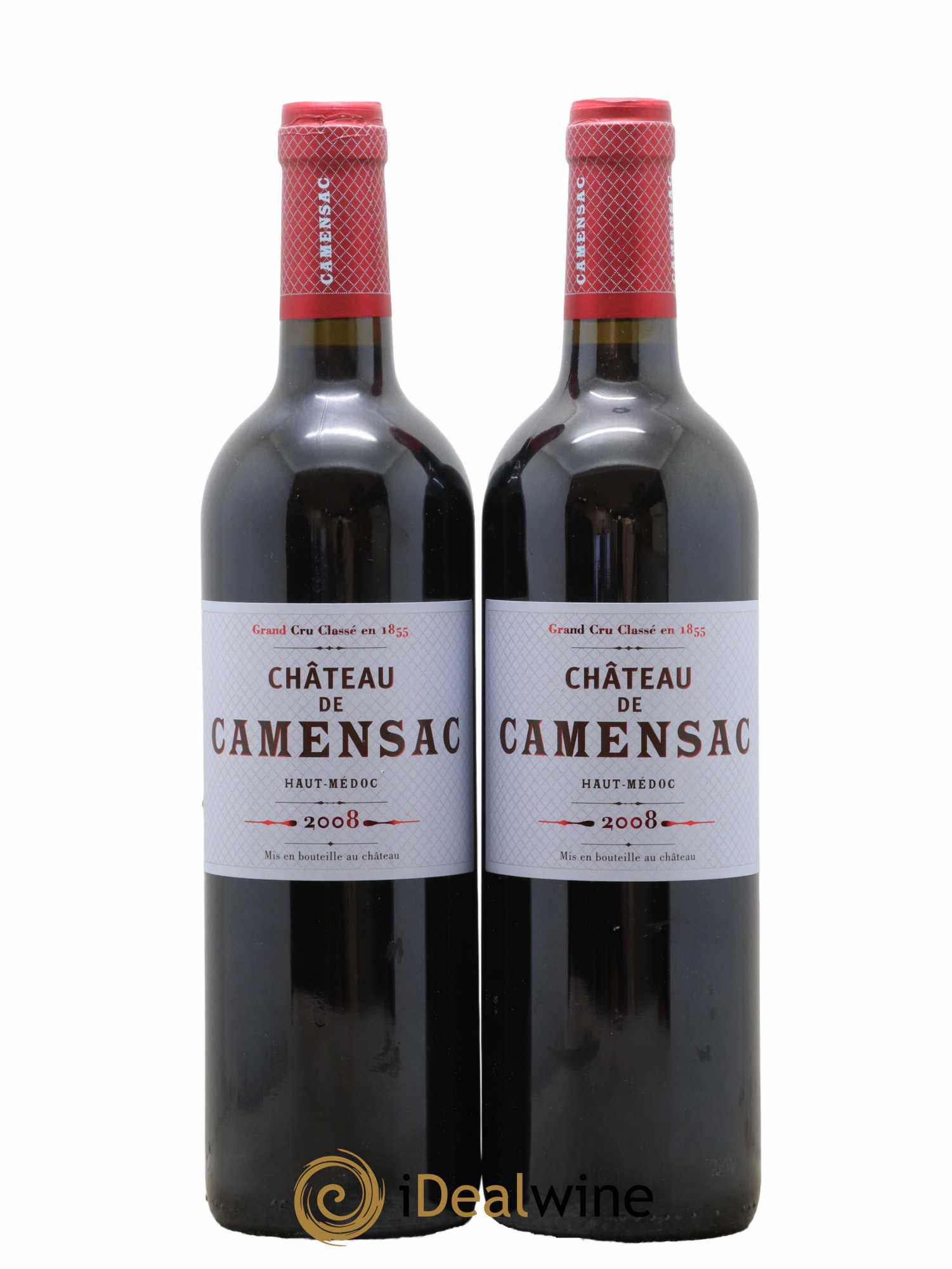 Château Camensac 5ème Grand Cru Classé 2008 - Lot de 2 bouteilles - 0