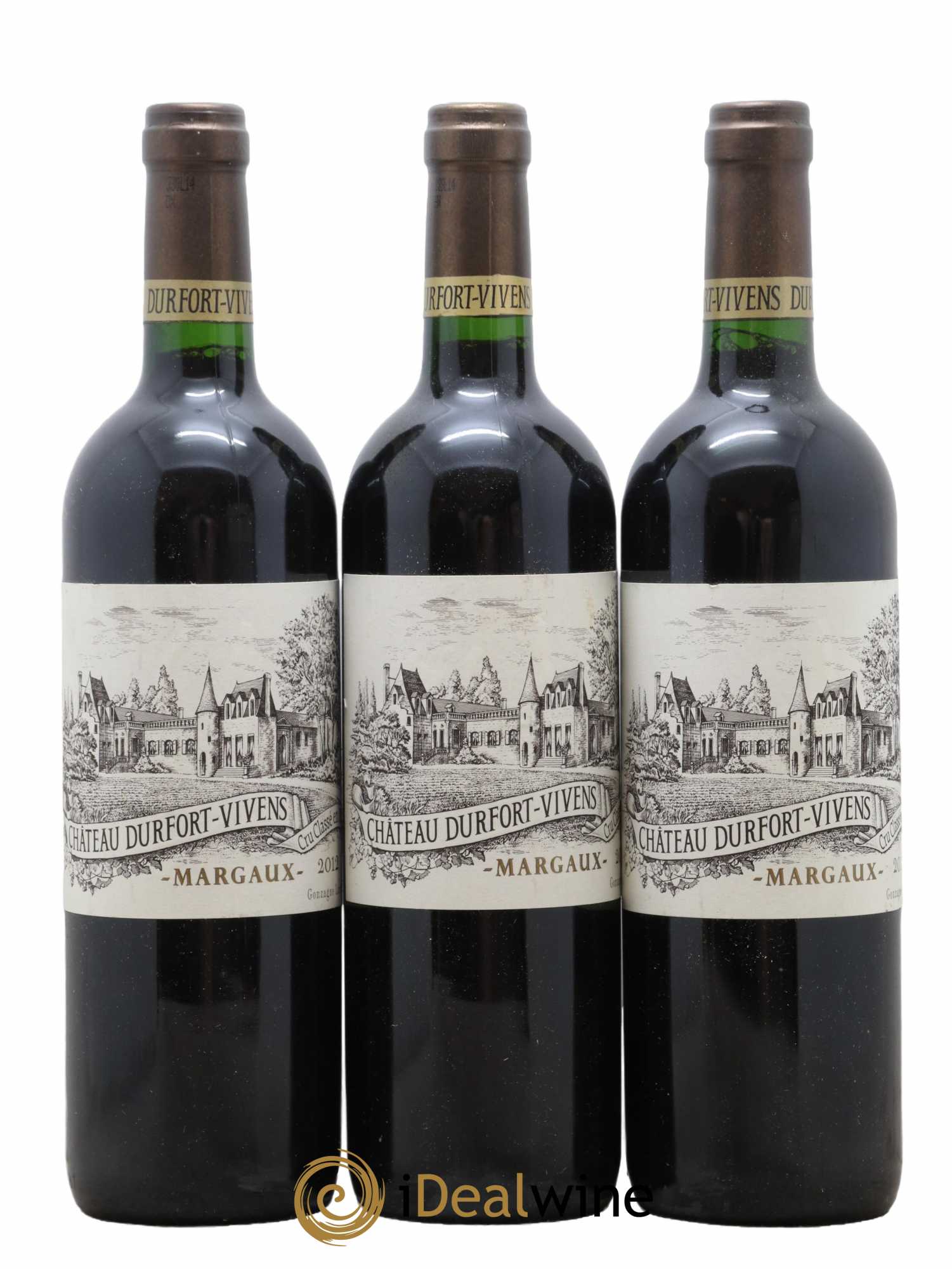 Château Durfort Vivens 2ème Grand Cru Classé 2012 - Lot de 3 bouteilles - 0