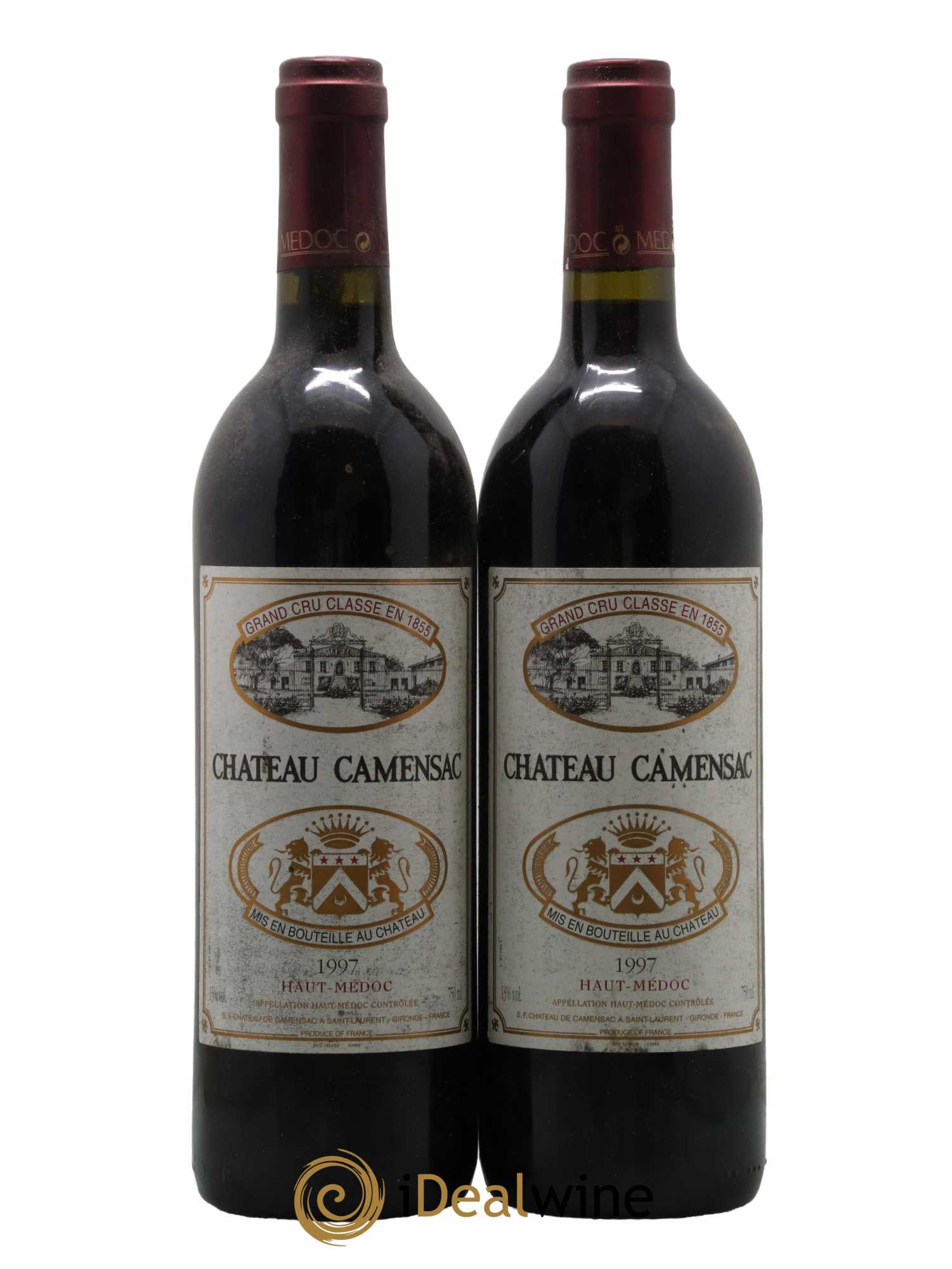 Château Camensac 5ème Grand Cru Classé 1997 - Lot de 2 bouteilles - 0