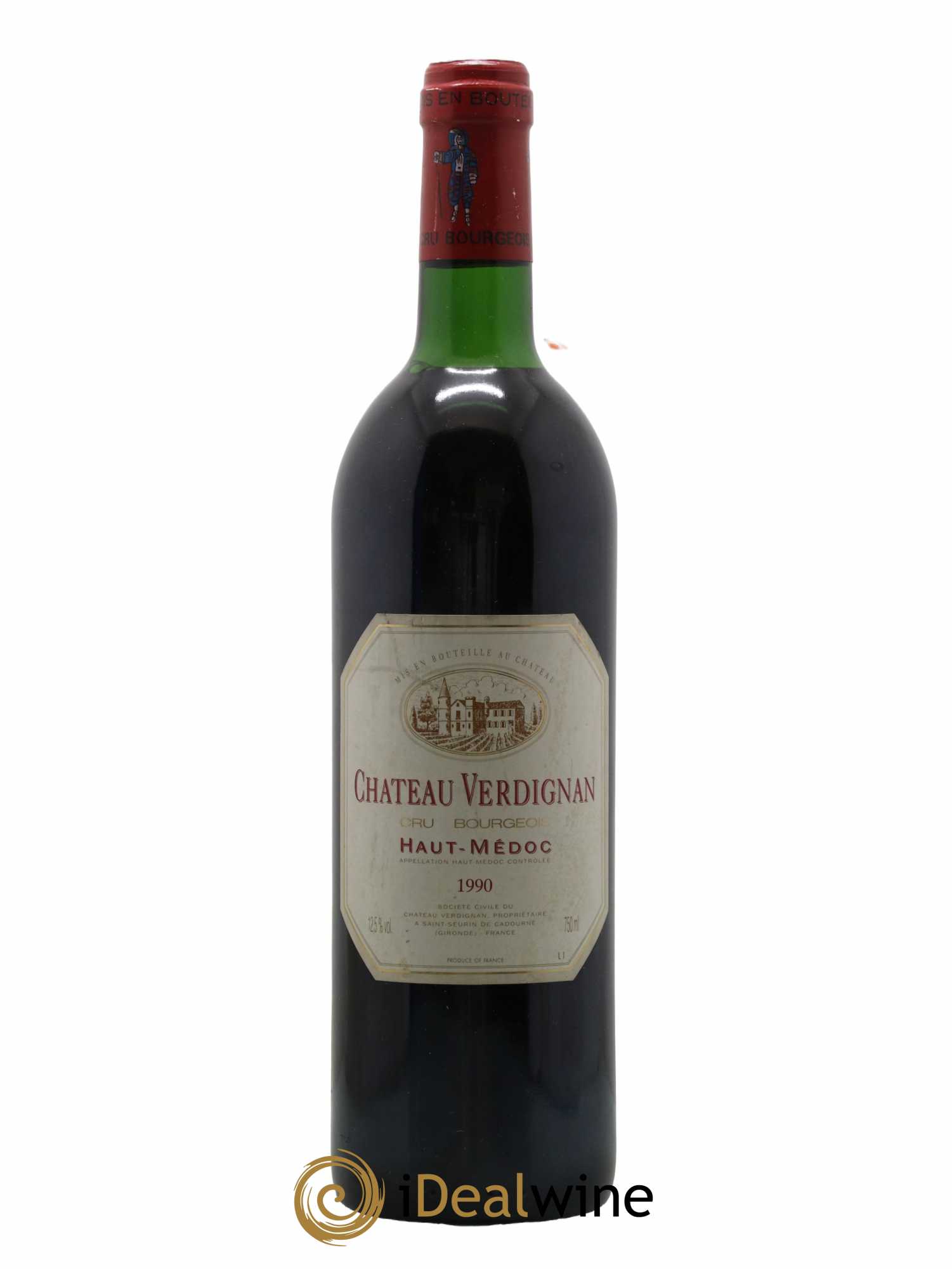 Bordeaux Haut Médoc Château Verdignan 1990 - Lot de 1 bouteille - 0
