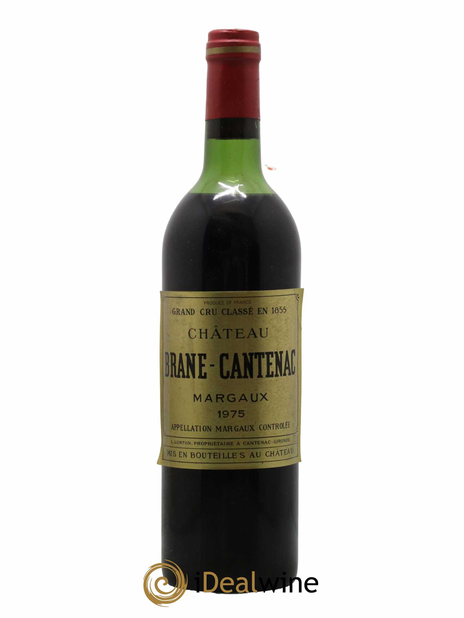 Château Brane Cantenac 2ème Grand Cru Classé 1975 - Lot de 1 bouteille - 0