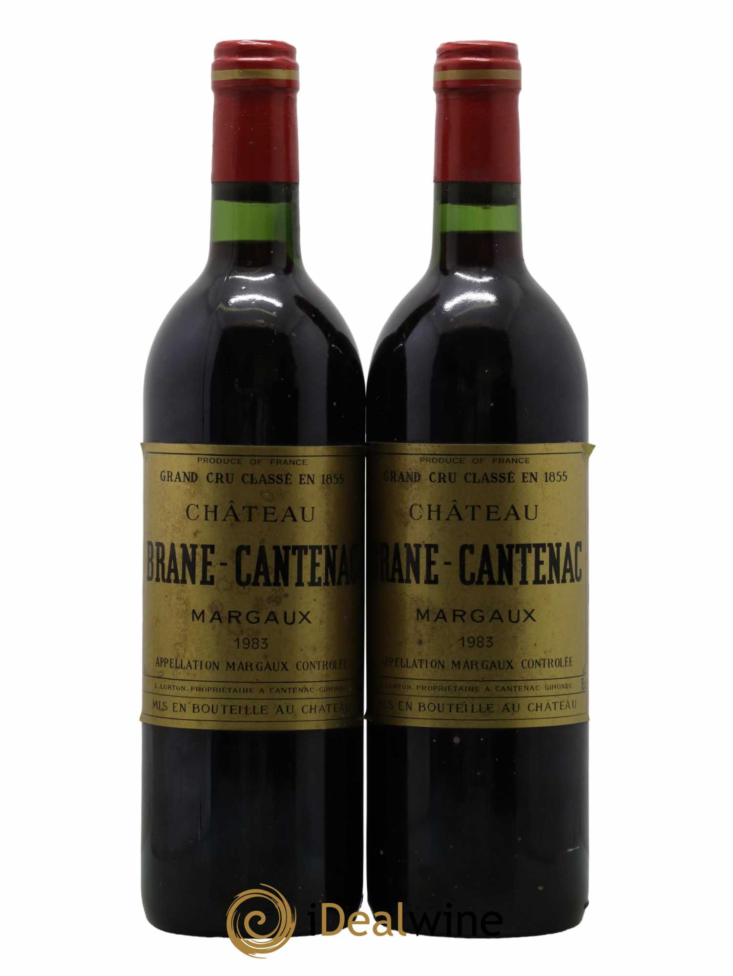 Château Brane Cantenac 2ème Grand Cru Classé 1983 - Lot de 2 bouteilles - 0
