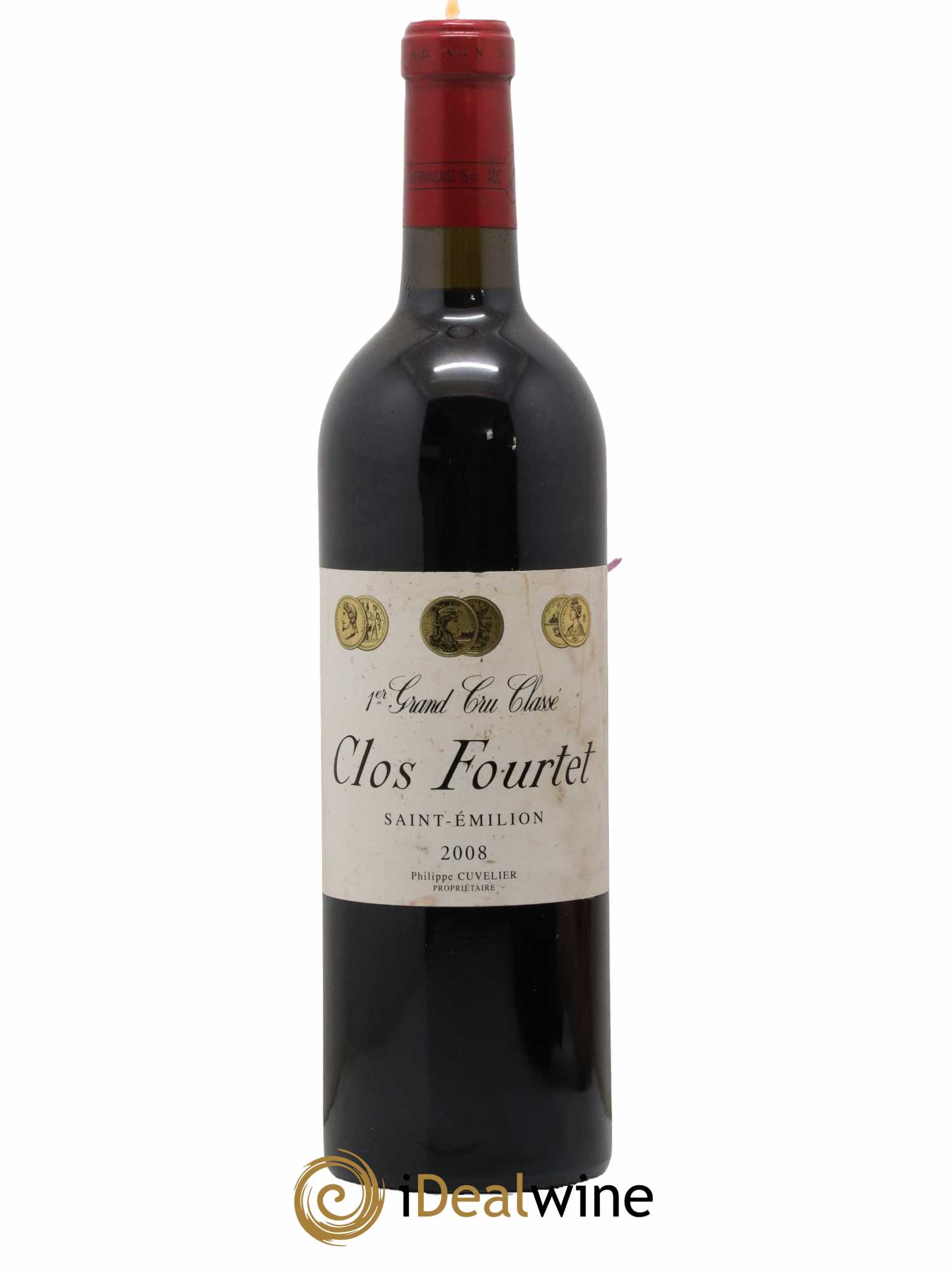 Clos Fourtet 1er Grand Cru Classé B 2008 - Lot of 1 bottle - 0