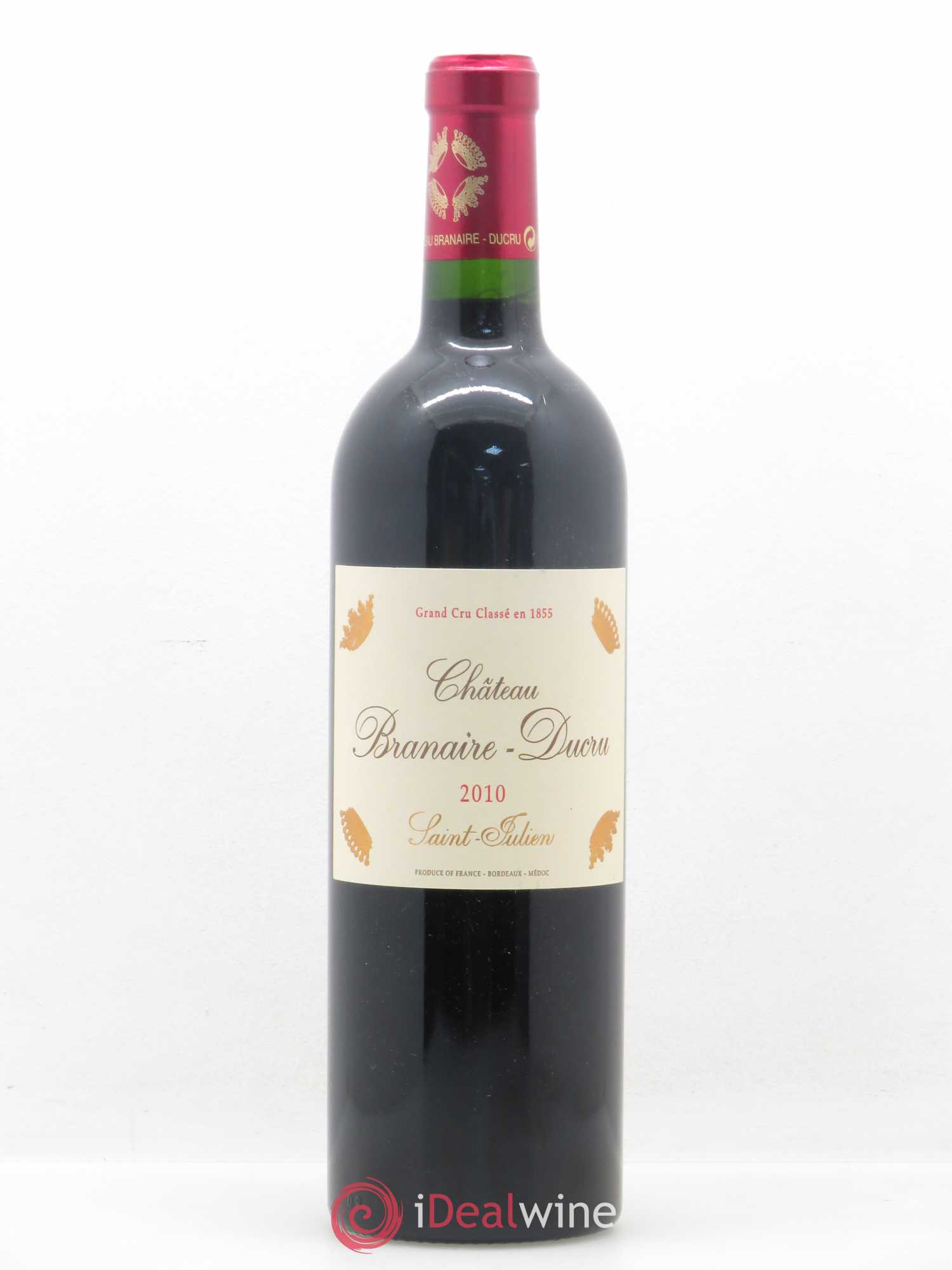 Château Branaire Ducru 4ème Grand Cru Classé 2010 - Lot de 1 bouteille - 0