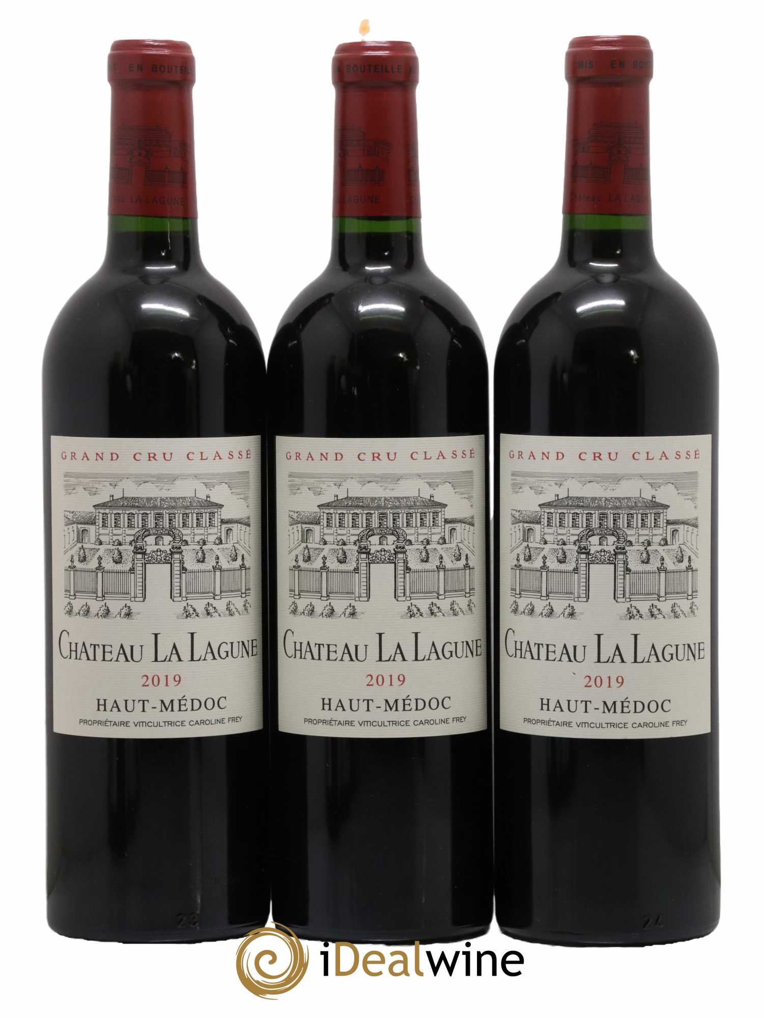 Château la Lagune 3ème Grand Cru Classé 2019 - Lot de 3 bouteilles - 0