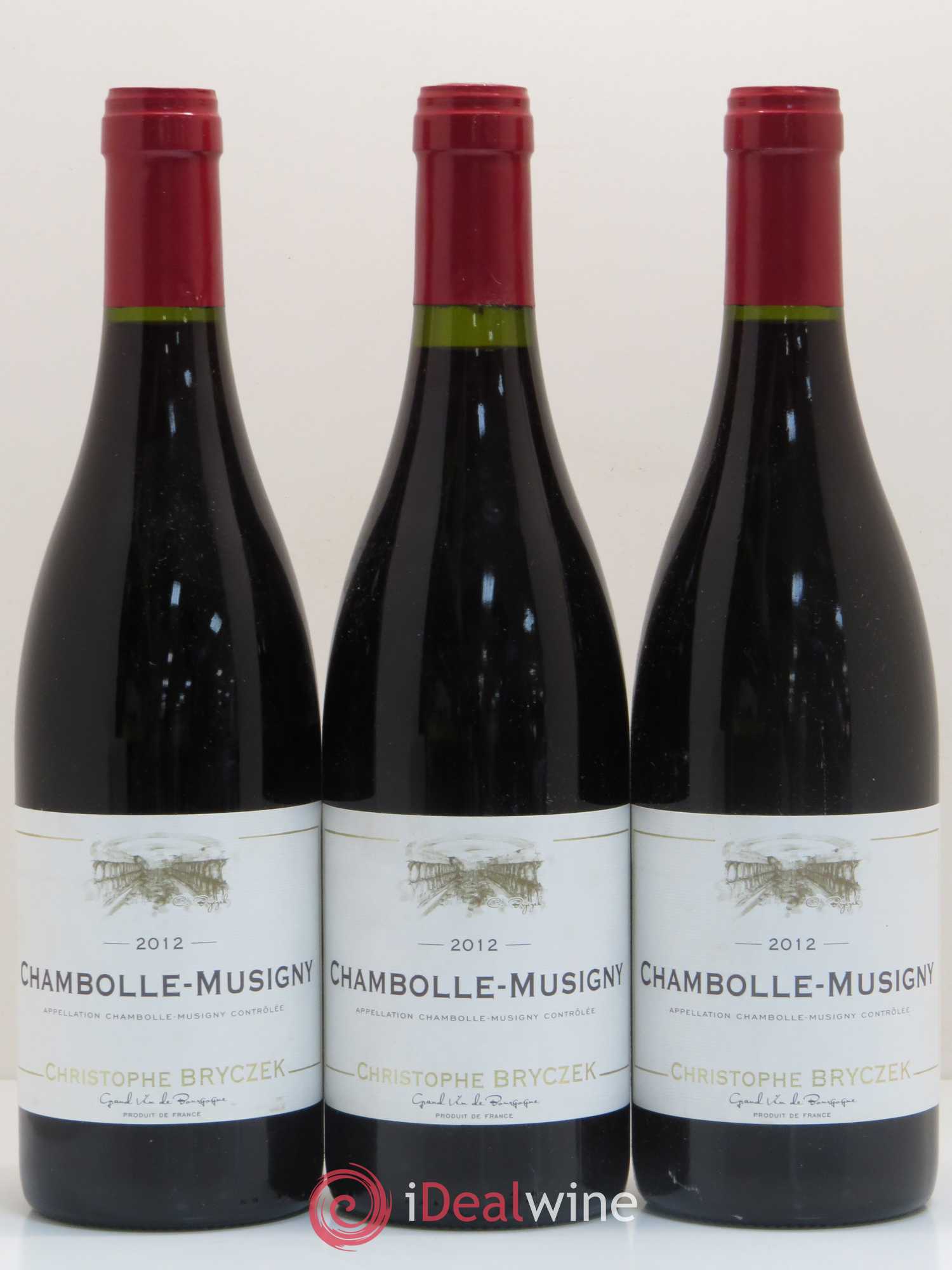 Chambolle-Musigny Domaine Bryczek (sans prix de réserve) 2012 - Posten von 3 Flaschen - 0