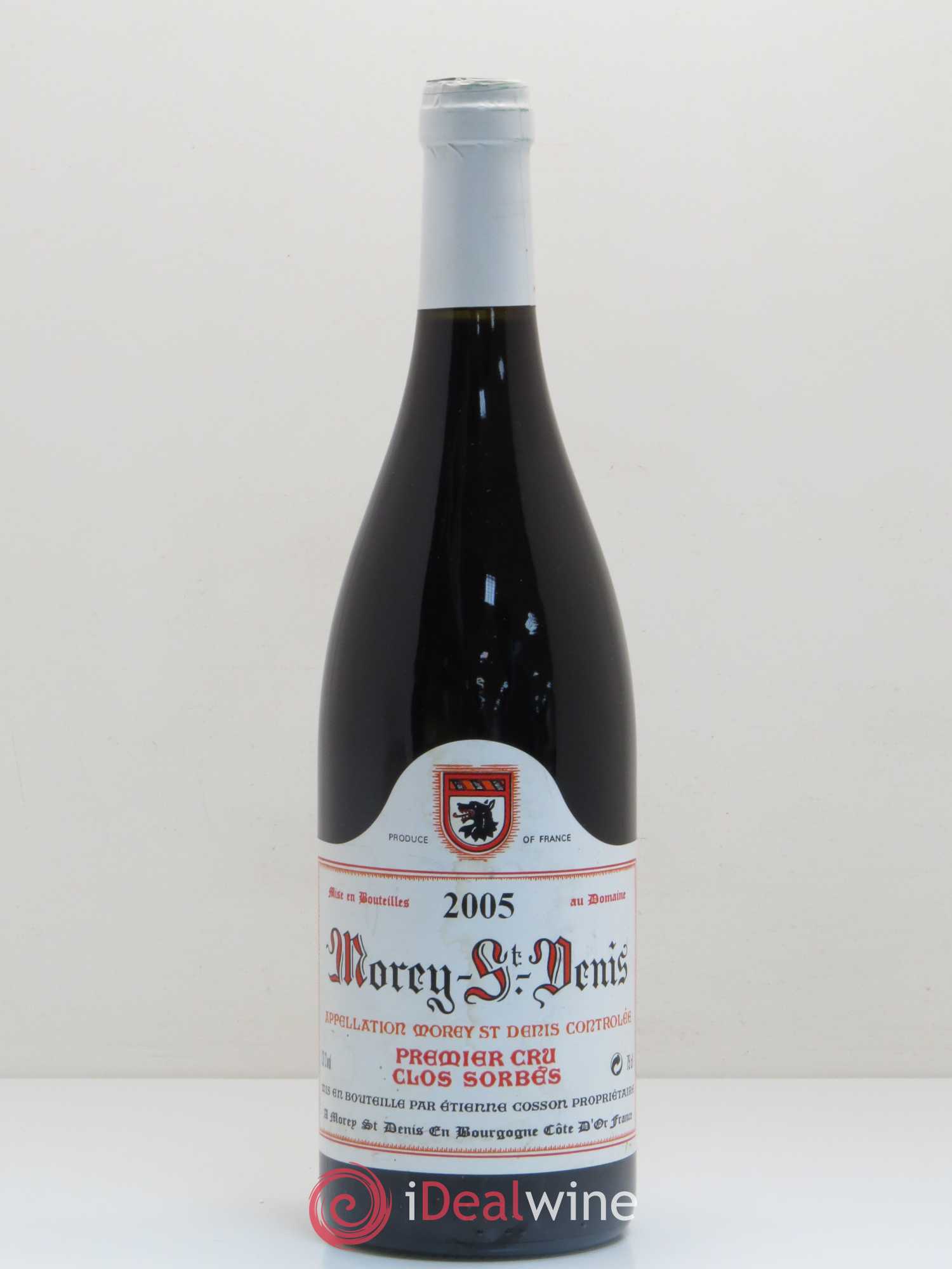 Morey-Saint-Denis 1er Cru Clos Sorbes Cosson 2005 - Posten von 1 Flasche - 0