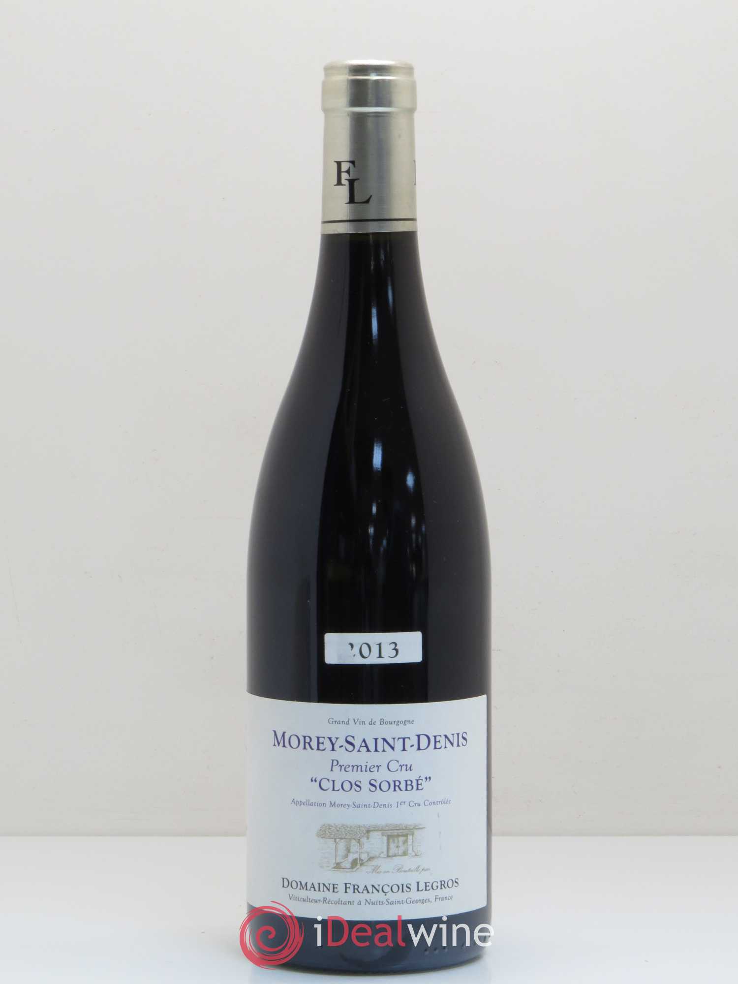 Morey-Saint-Denis 1er Cru Clos Sorbes Legros 2013 - Posten von 1 Flasche - 0