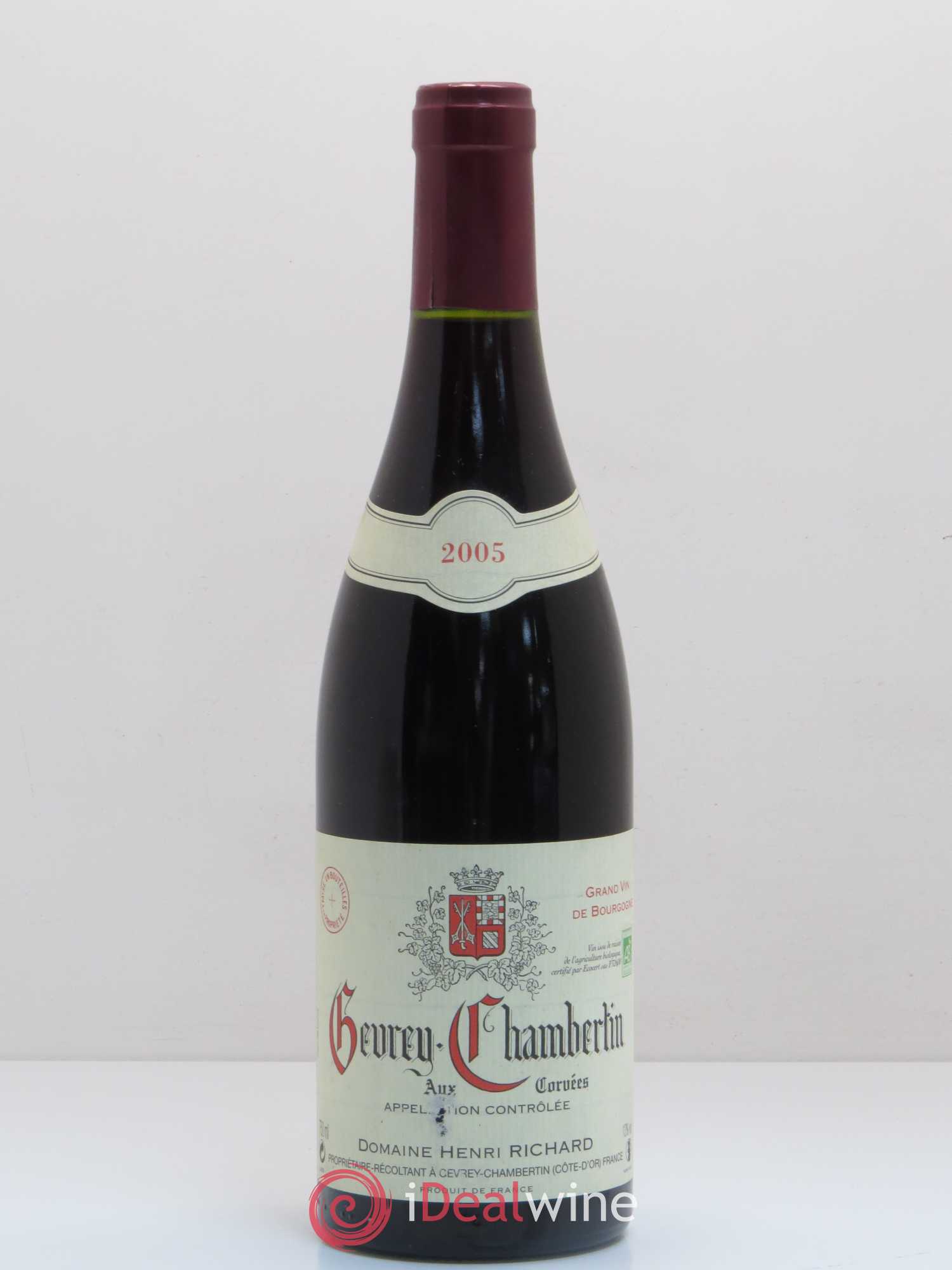 Gevrey-Chambertin Aux Corvées Henri Richard 2005 - Posten von 1 Flasche - 0