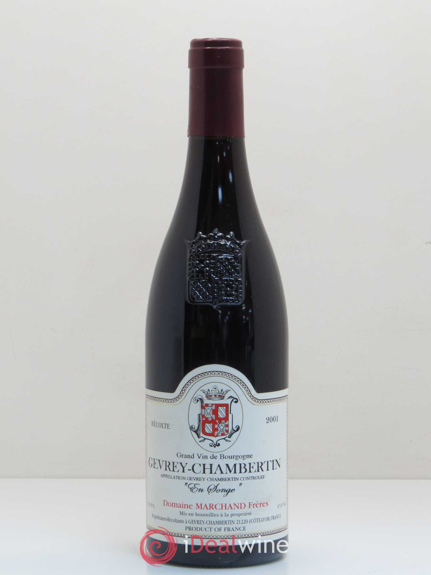 Gevrey-Chambertin En Songe Marchand Frères (sans prix de réserve) 2001 - Posten von 1 Flasche - 0