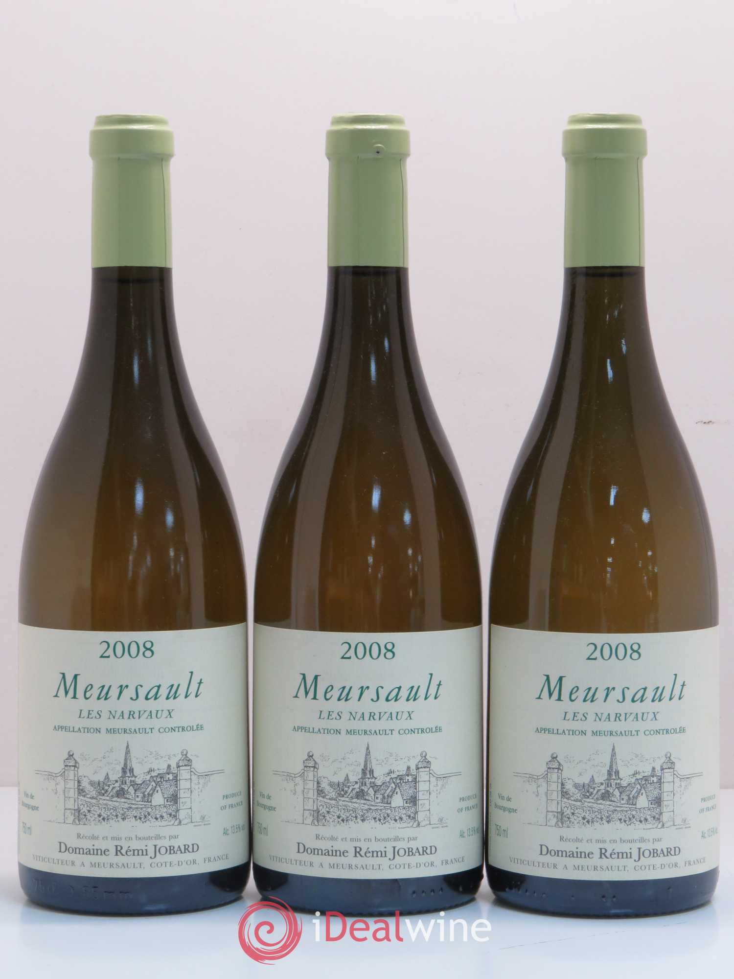 Meursault Les Narvaux Remi Jobard 2008 - Posten von 3 Flaschen - 0