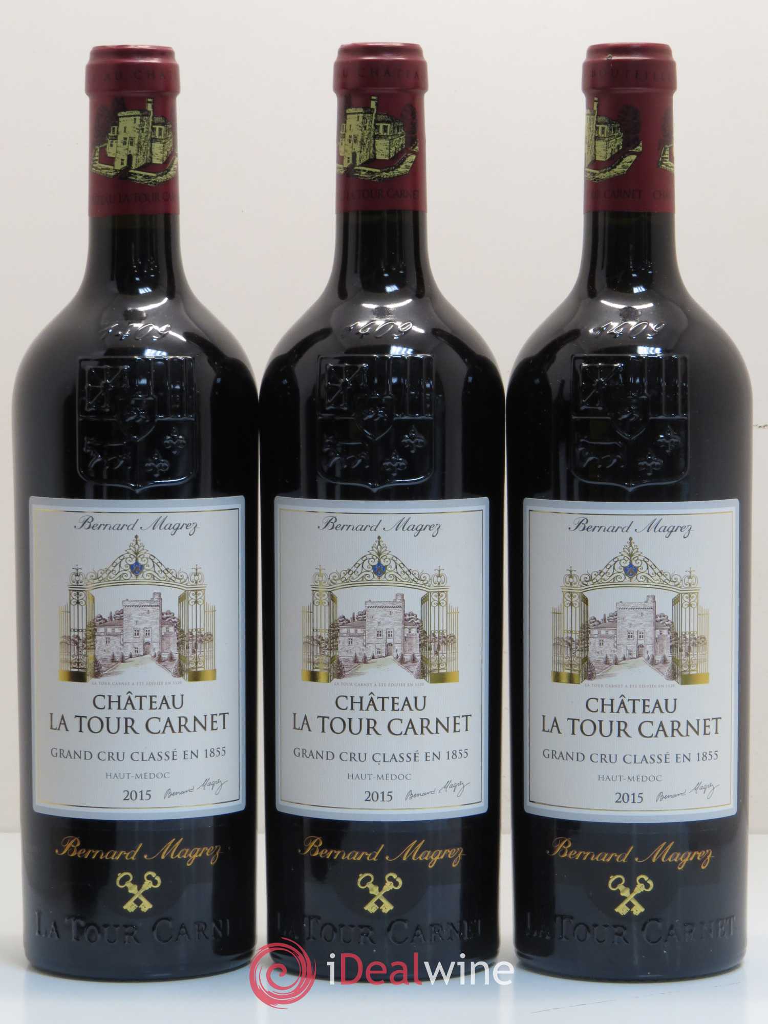 Château la Tour Carnet 4ème Grand Cru Classé 2015 - Lot de 6 bouteilles - 2