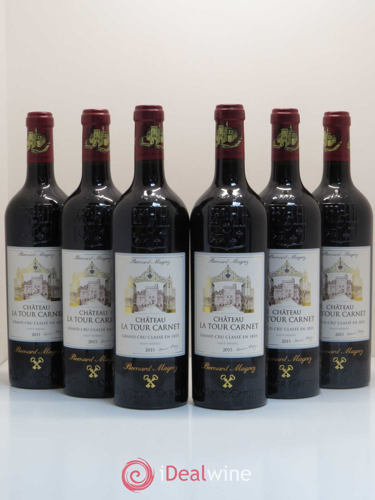 Château la Tour Carnet 4ème Grand Cru Classé 2015 - Lot de 6 bouteilles - 0