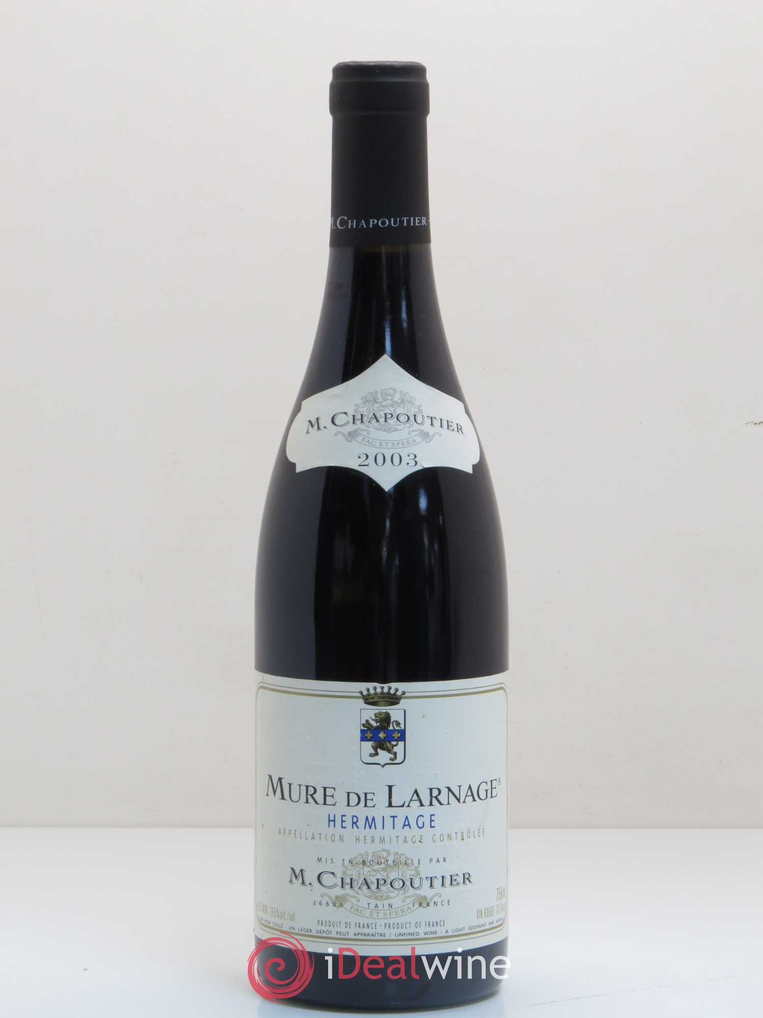 Hermitage Mure de Larnage Chapoutier 2003 - Posten von 1 Flasche - 0