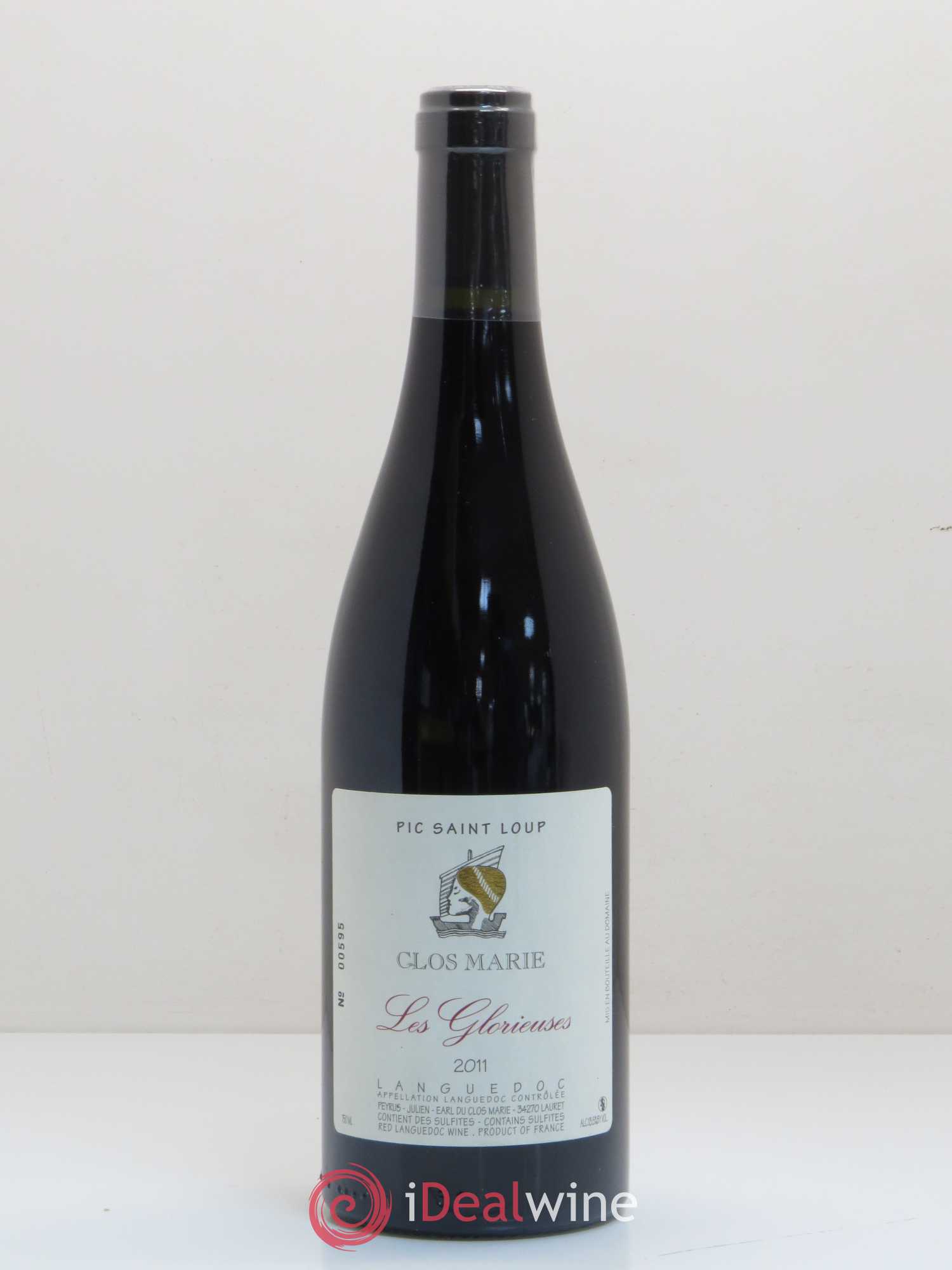 Pic Saint-Loup Clos Marie Les Glorieuses Christophe Peyrus et Françoise Julien 2011 - Lot de 1 bouteille - 0