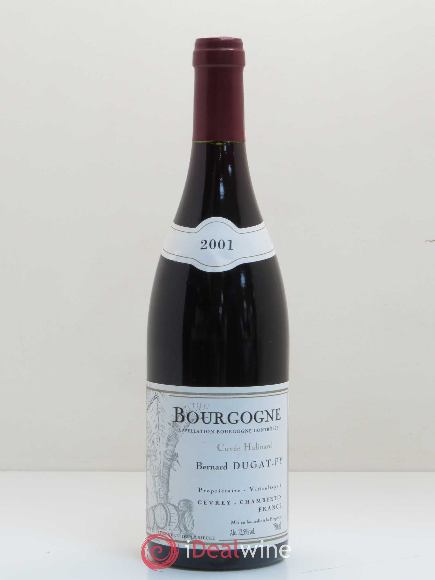Bourgogne Cuvée Halinard Dugat-Py 2001 - Lot de 1 bouteille - 0
