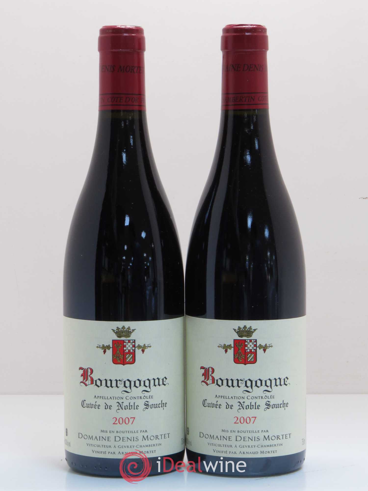 Bourgogne Noble Souche Denis Mortet 2007 - Posten von 2 Flaschen - 0
