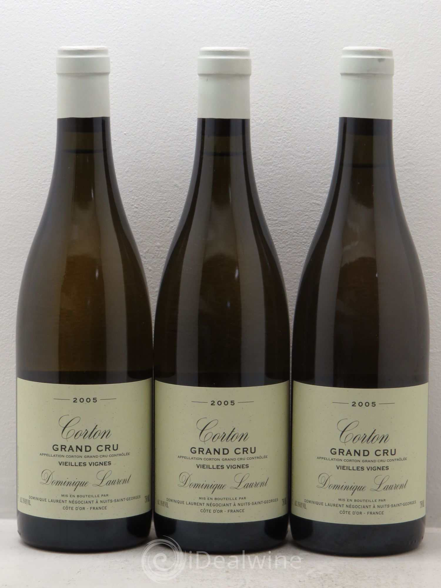 Corton Grand Cru Vieilles Vignes - Dominique Laurent 2005 - Posten von 3 Flaschen - 0