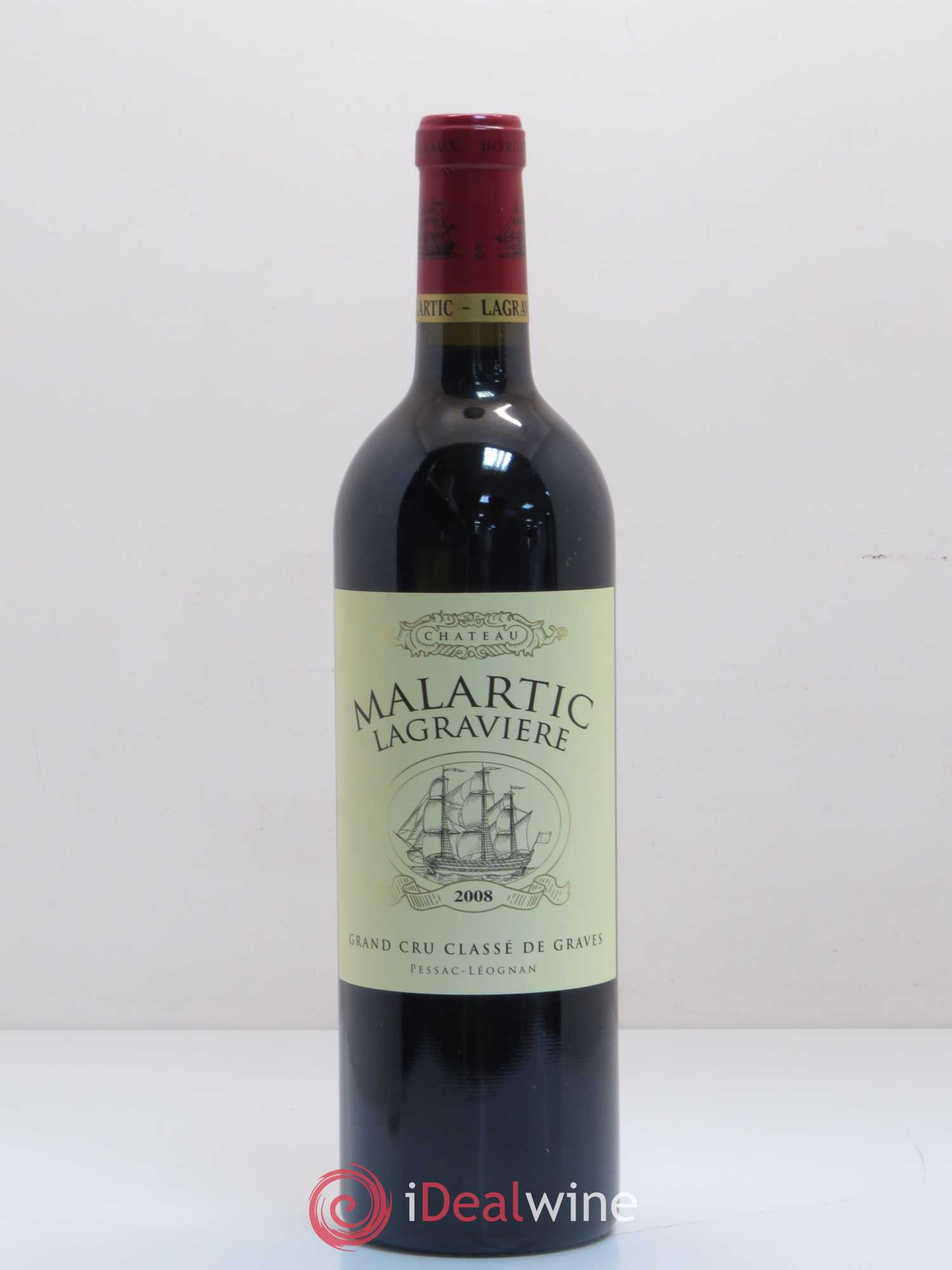 Château Malartic-Lagravière Cru Classé de Graves 2008 - Lot de 1 bouteille - 0