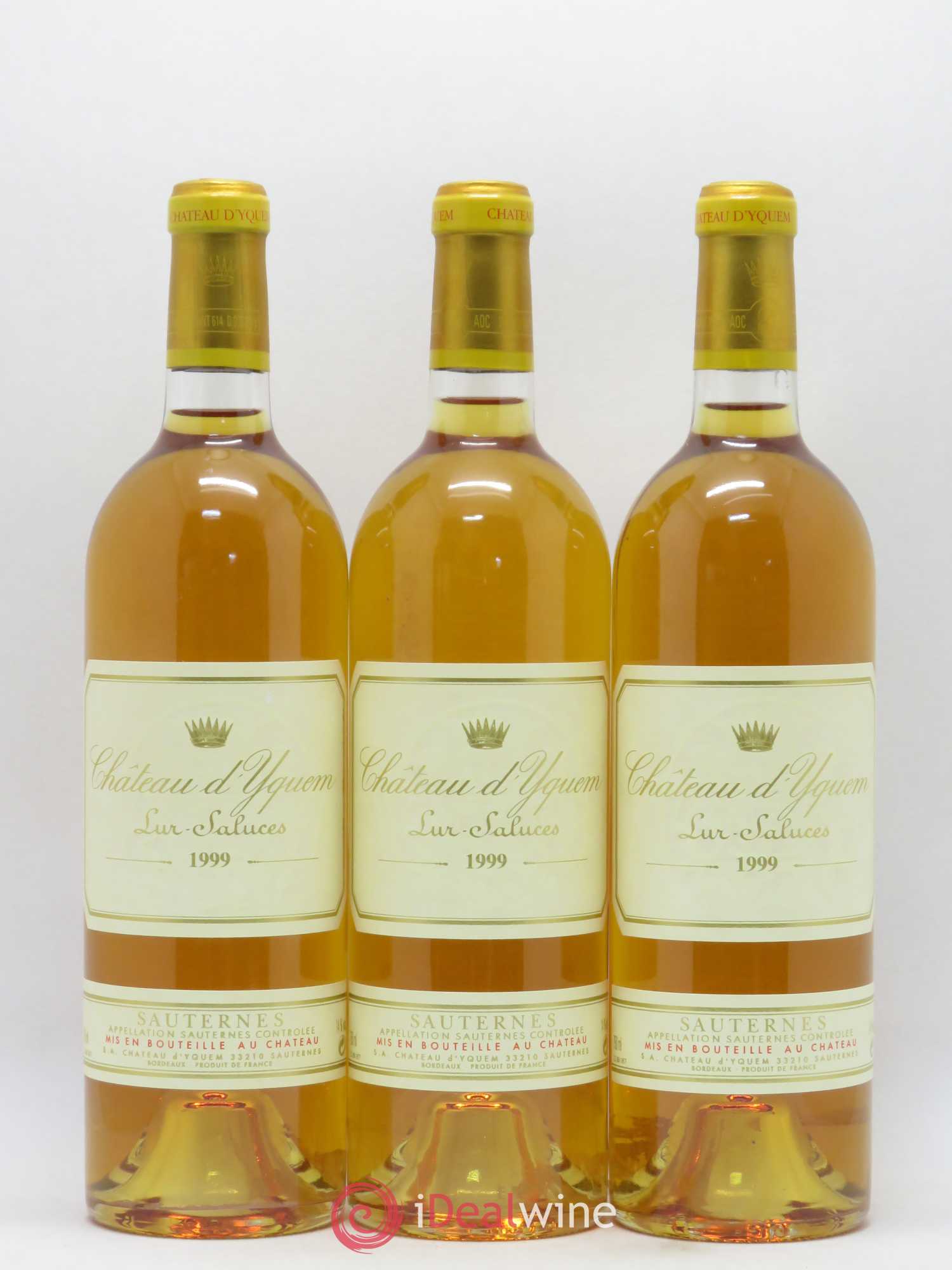 Château d' Yquem 1er Cru Classé Supérieur 1999 - Lotto di 6 bottiglie - 1