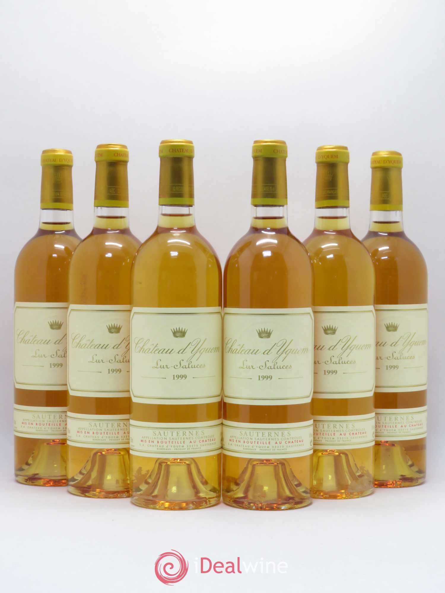 Château d' Yquem 1er Cru Classé Supérieur 1999 - Lotto di 6 bottiglie - 0