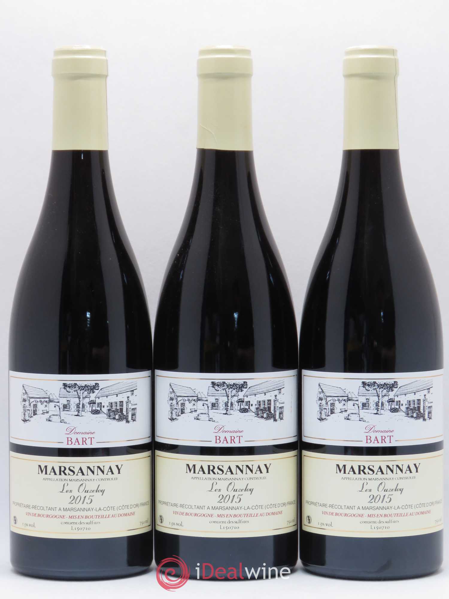 Marsannay Bart Ouzeloy 2015 - Posten von 3 Flaschen - 0