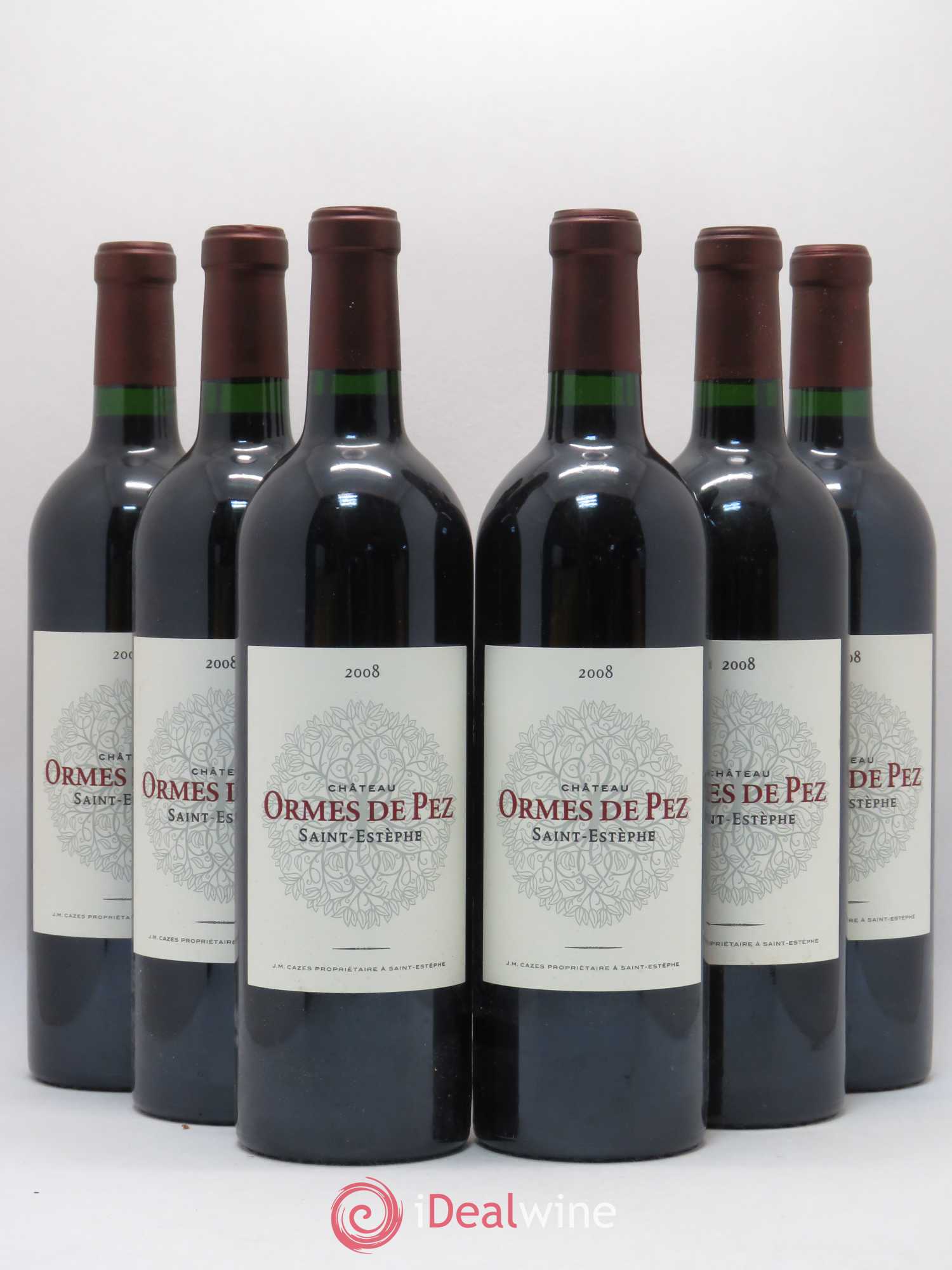 Château les Ormes de Pez 2008 - Lot de 6 bouteilles - 0