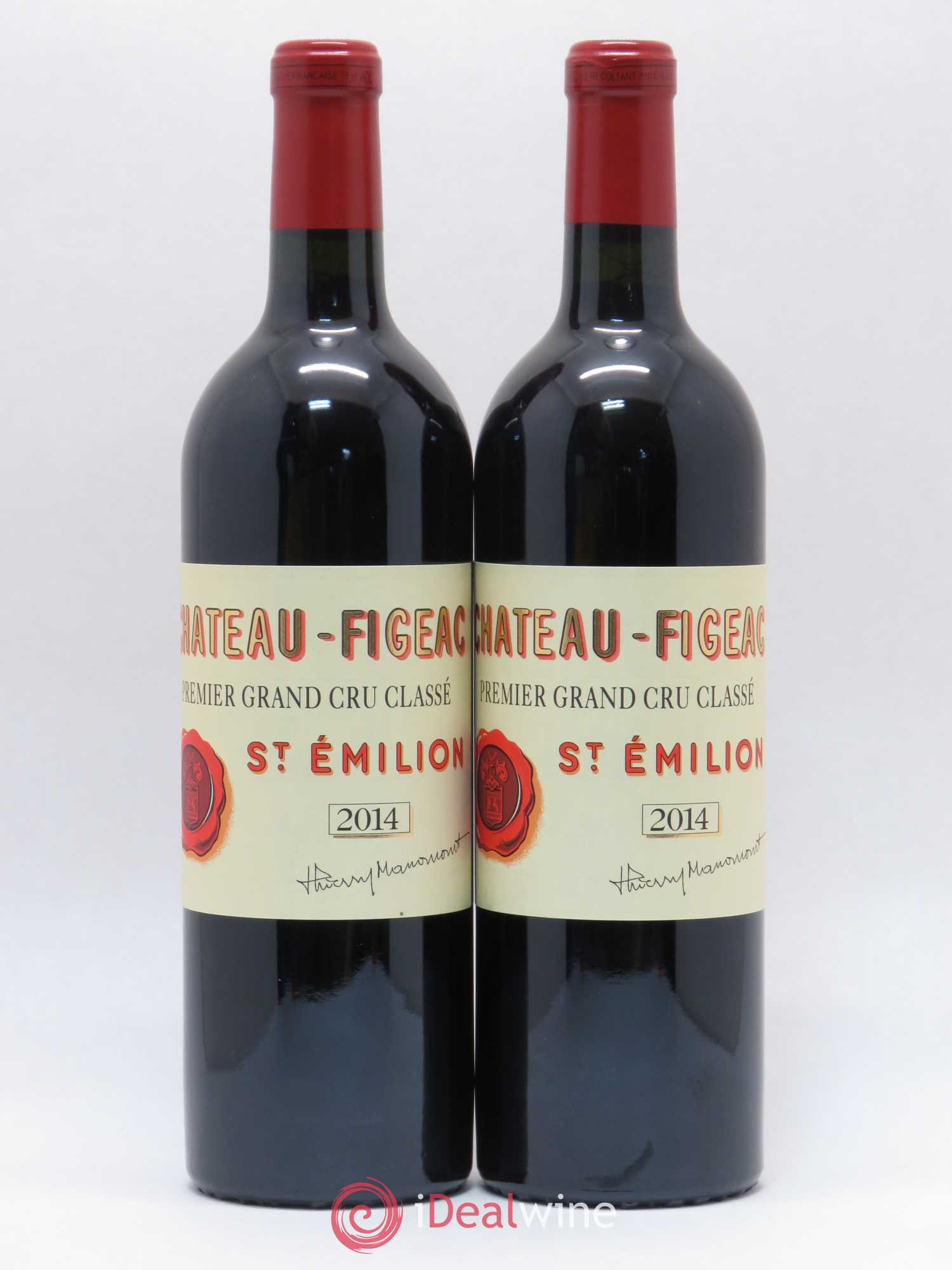 Château Figeac 1er Grand Cru Classé A 2014 - Lot de 2 bouteilles - 0