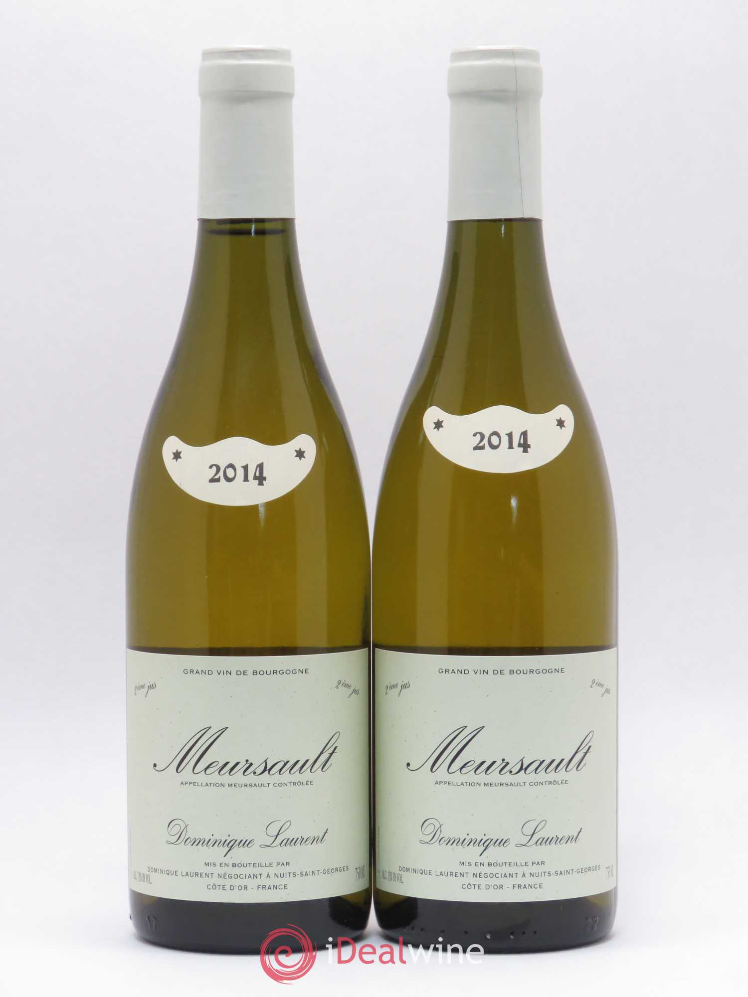 Meursault Dominique Laurent 2ème jus 2014 - Posten von 2 Flaschen - 0