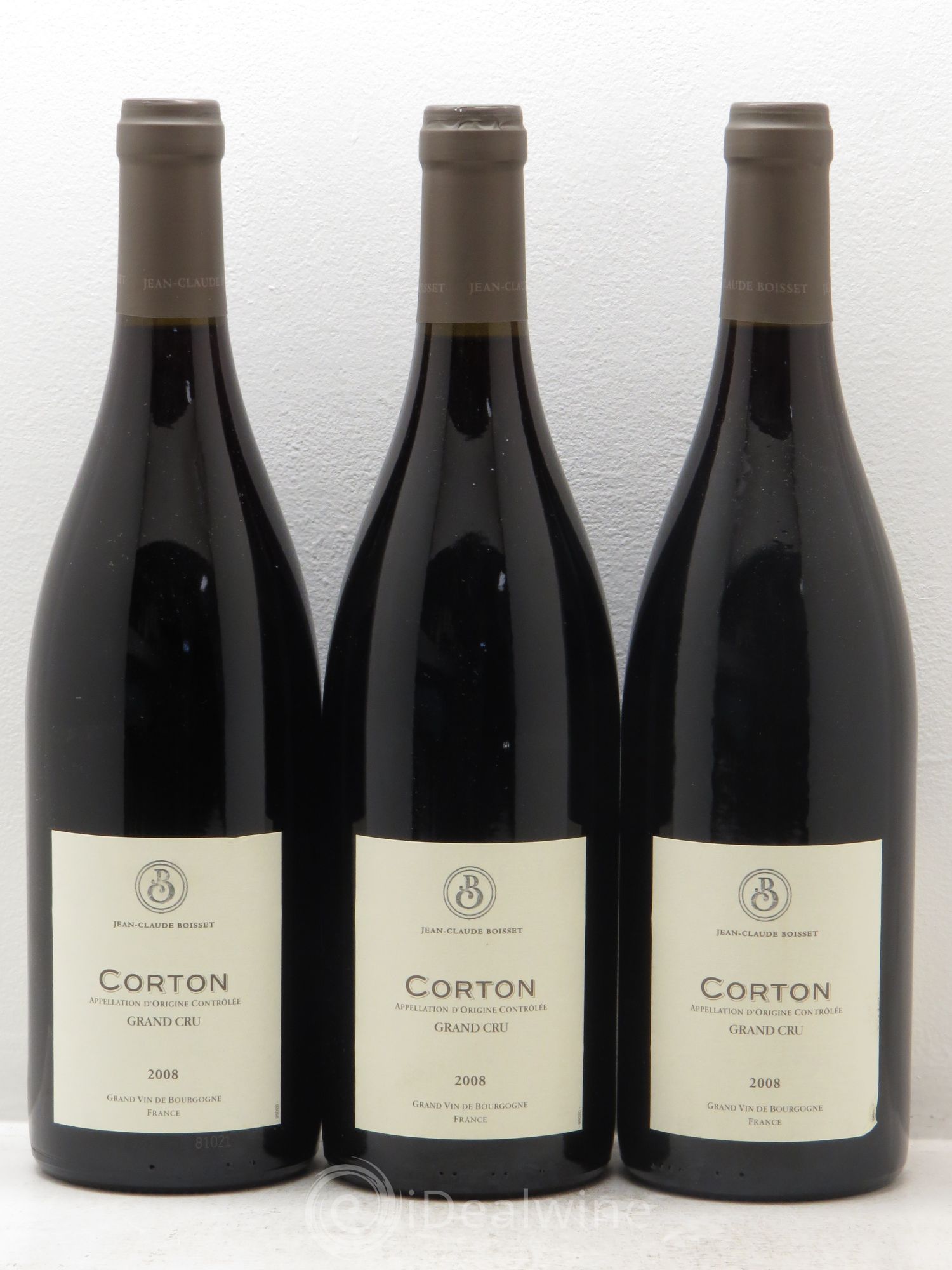 Corton Grand Cru Domaine Boisset 2008 - Posten von 3 Flaschen - 0