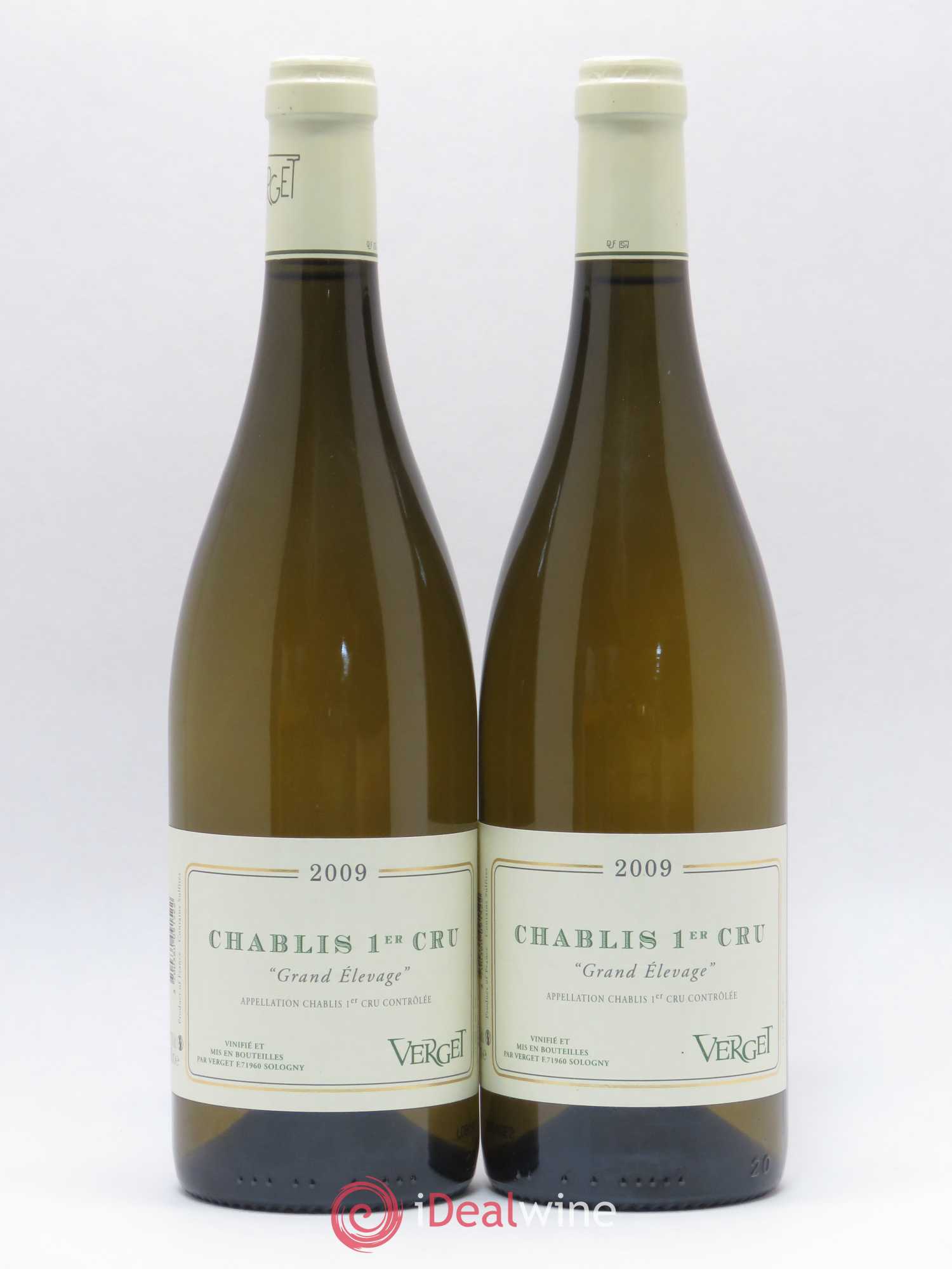 Chablis 1er Cru Grand élevage Verget 2009 - Lot de 2 bouteilles - 0