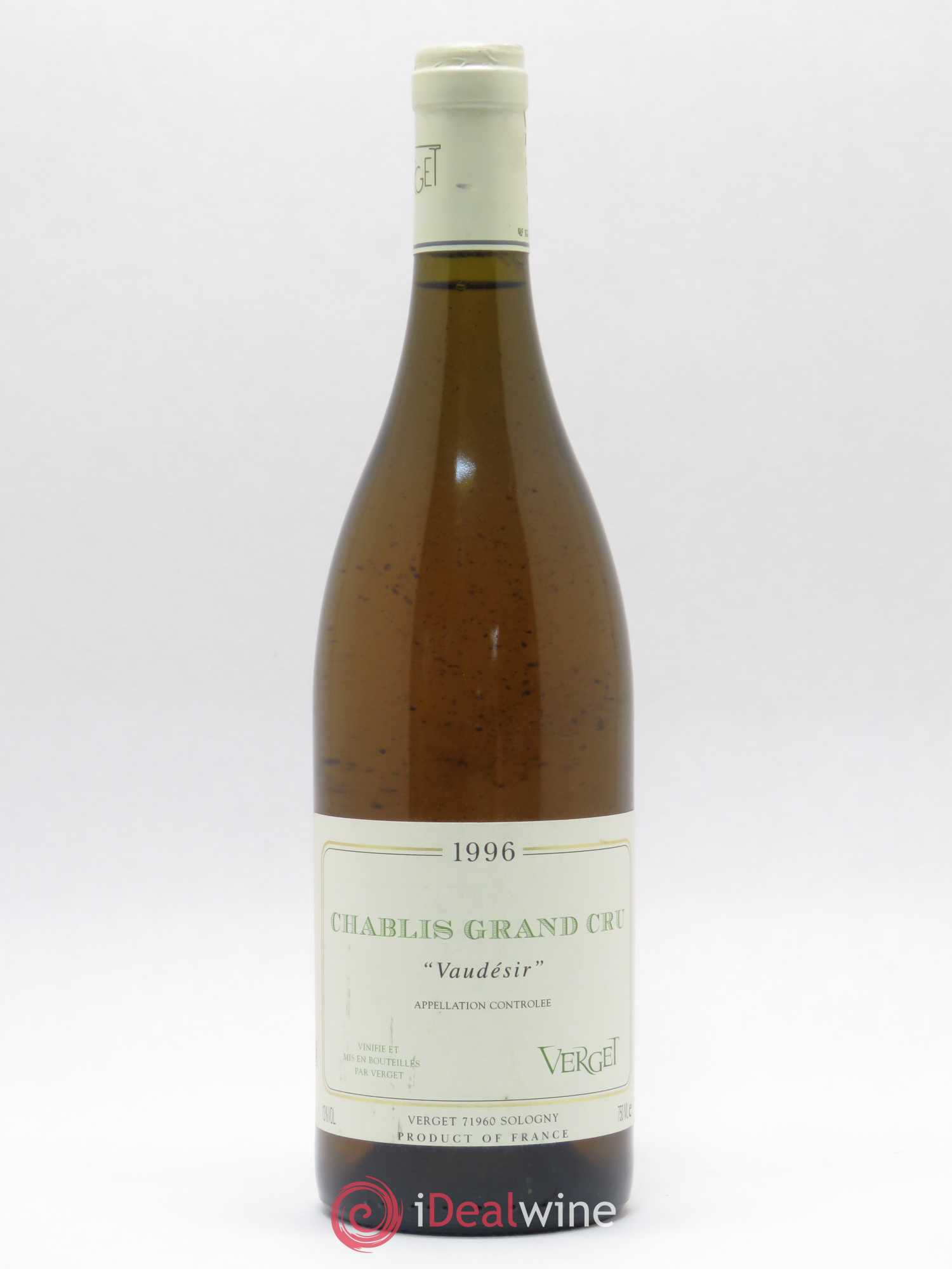 Chablis Grand Cru Vaudésir Verget 1996 - Posten von 1 Flasche - 0