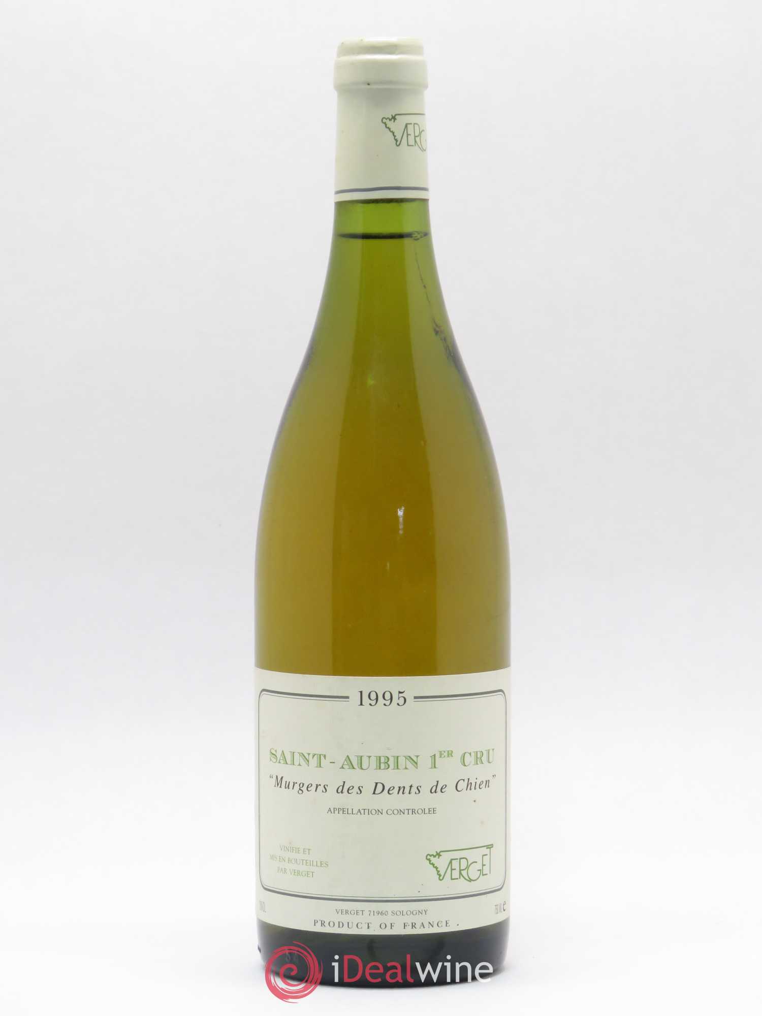 Saint-Aubin 1er Cru Murgers des Dents de Chien Verget 1995 - Posten von 1 Flasche - 0