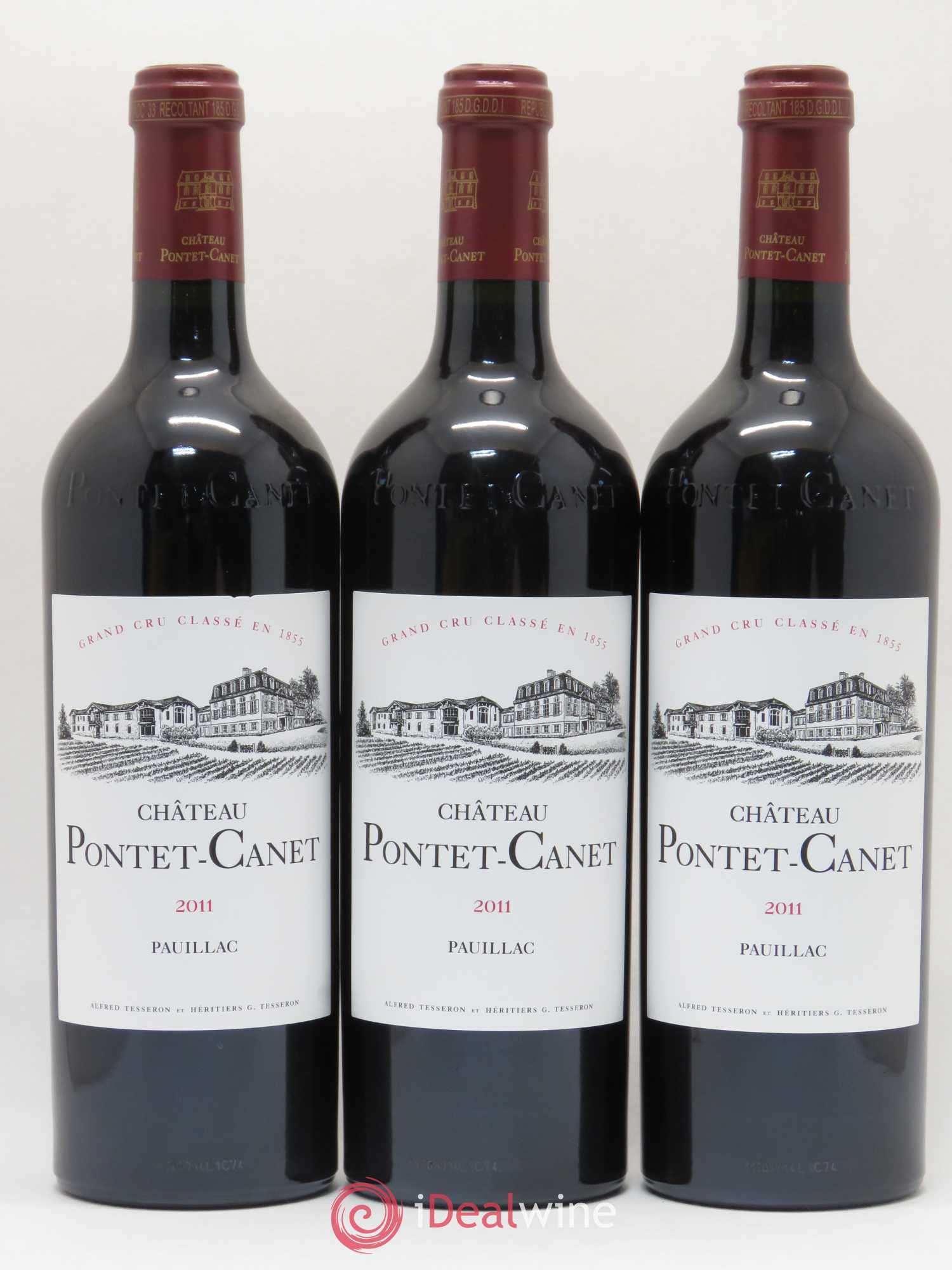 Château Pontet Canet 5ème Grand Cru Classé 2011 - Lot de 6 bouteilles - 2