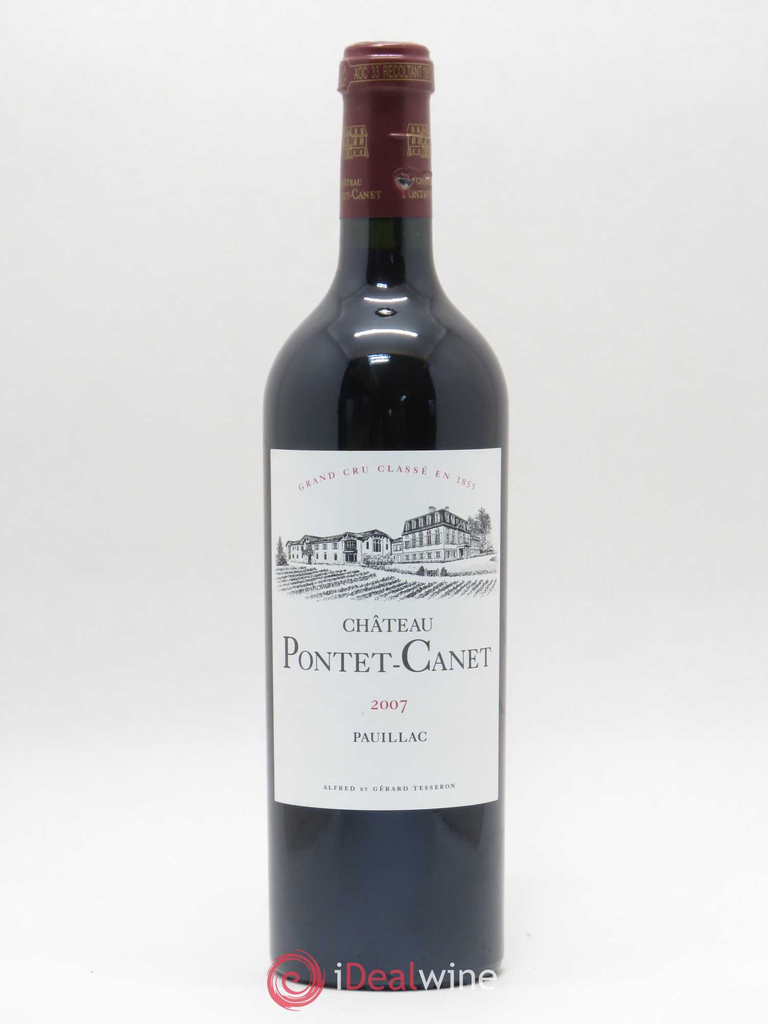 Château Pontet Canet 5ème Grand Cru Classé 2007 - Lot de 1 bouteille - 0