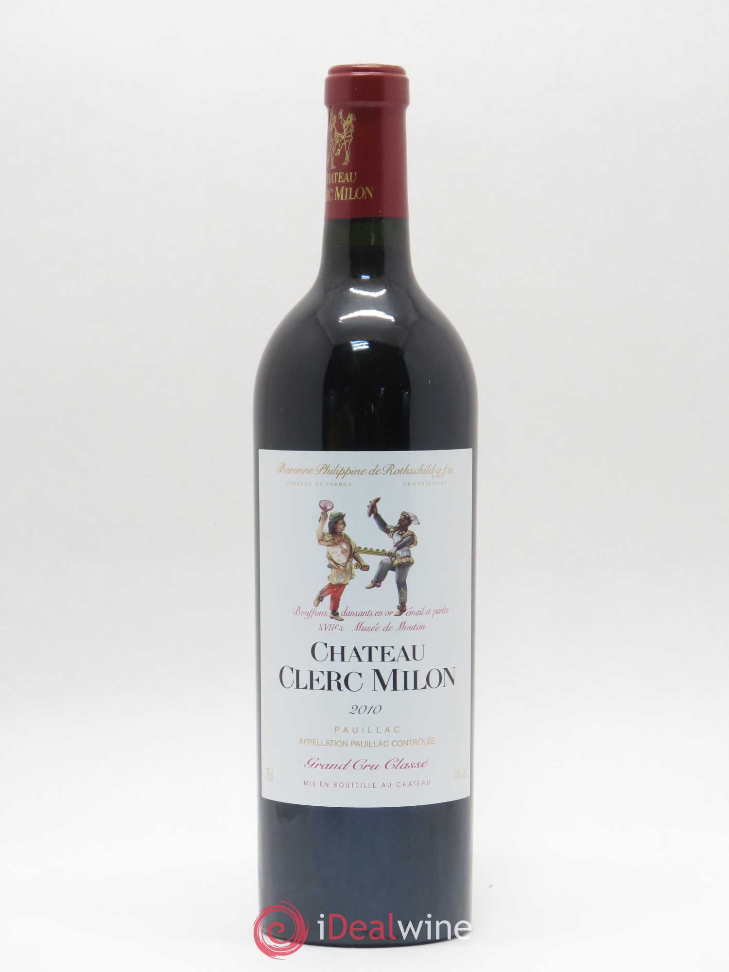 Château Clerc Milon 5ème Grand Cru Classé 2010 - Lot de 1 bouteille - 0