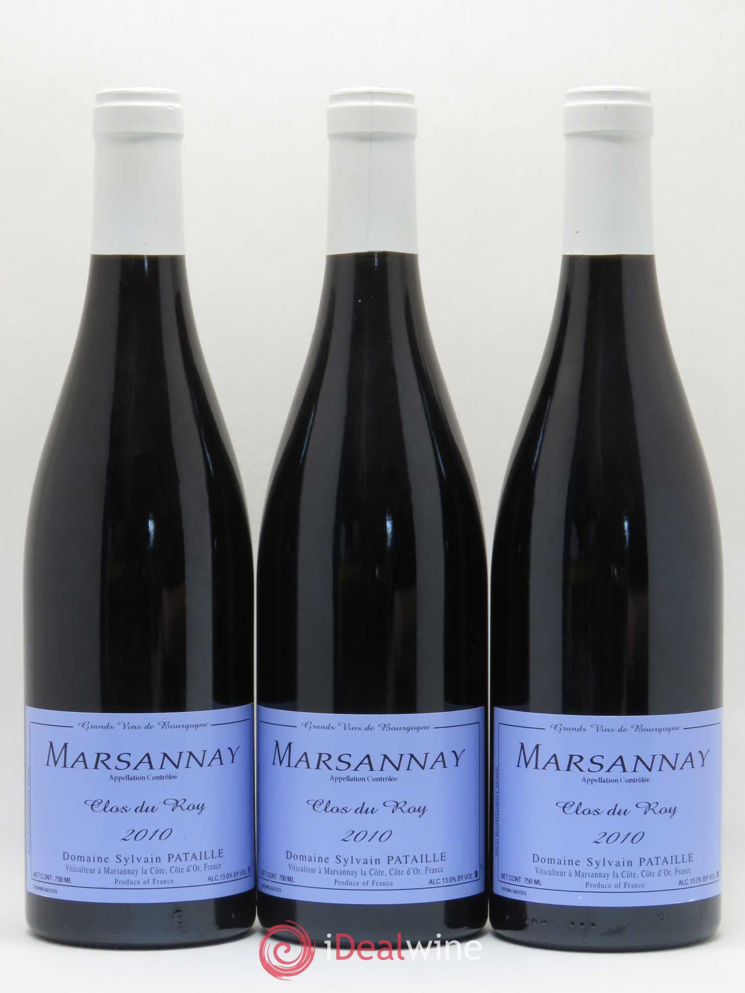 Marsannay Clos du Roy Sylvain Pataille (Domaine) 2010 - Lot de 3 bouteilles - 0