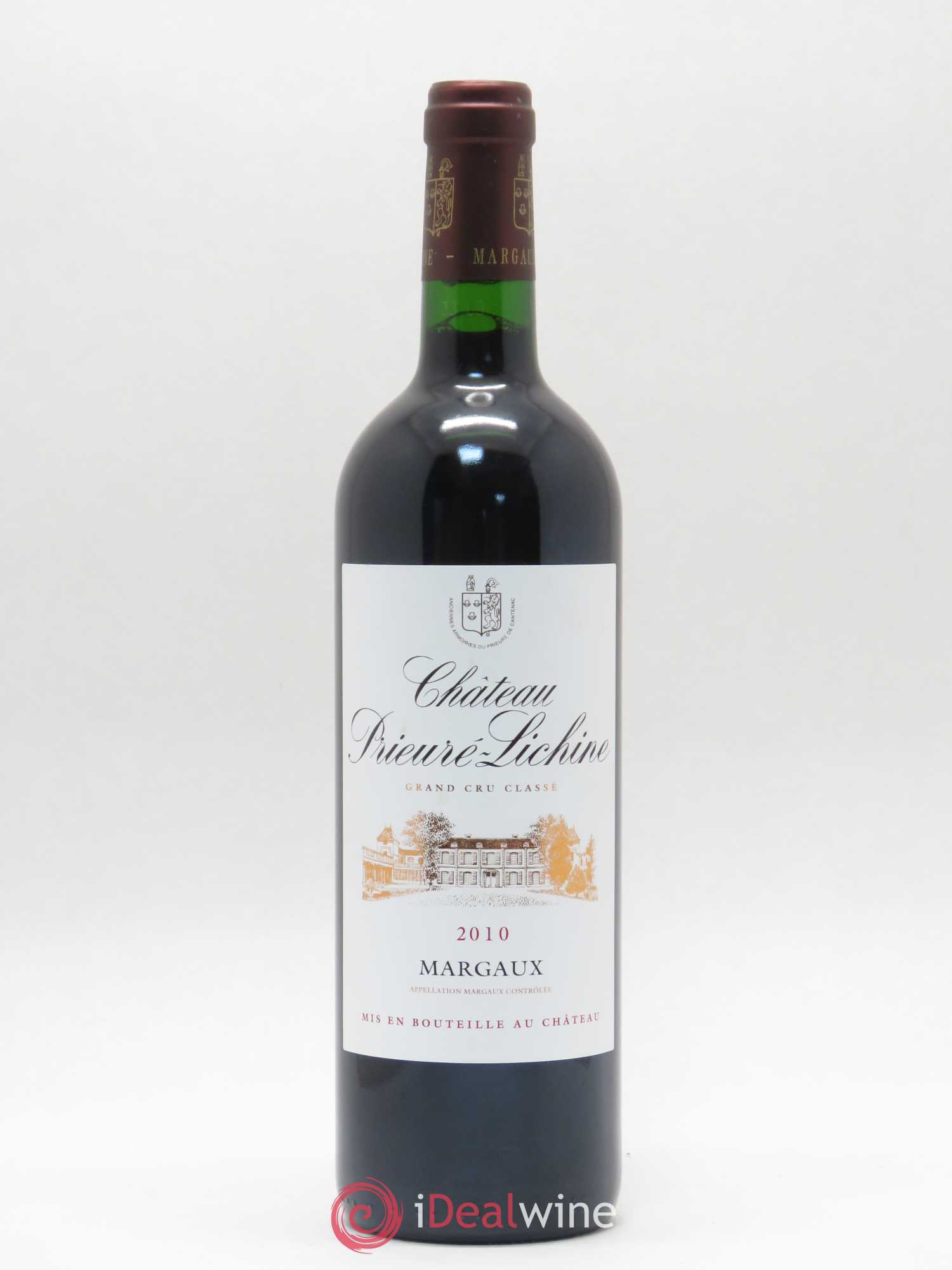 Château Prieuré Lichine 4ème Grand Cru Classé 2010 - Lot de 1 bouteille - 0
