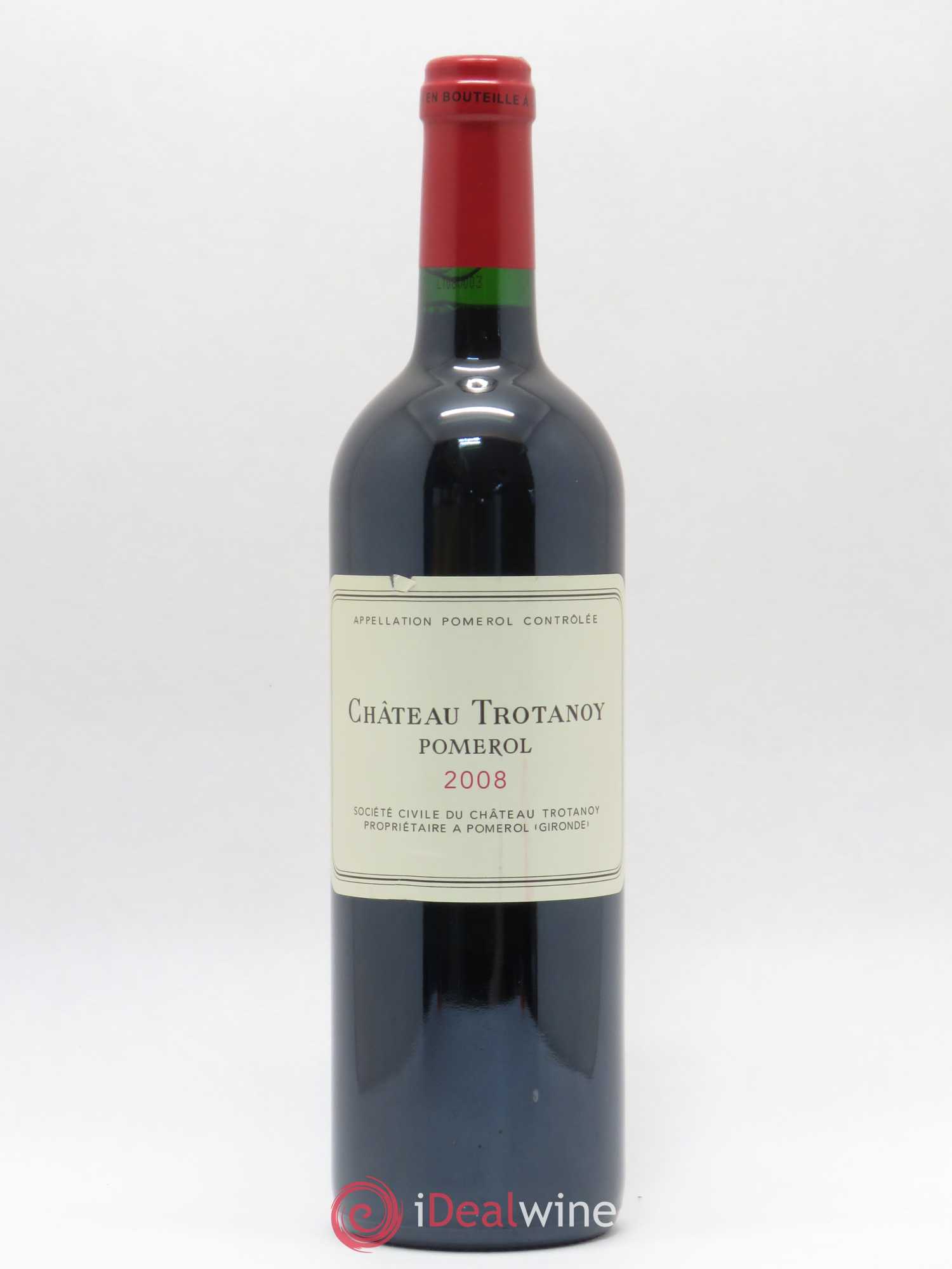 Château Trotanoy 2008 - Lot de 1 bouteille - 0