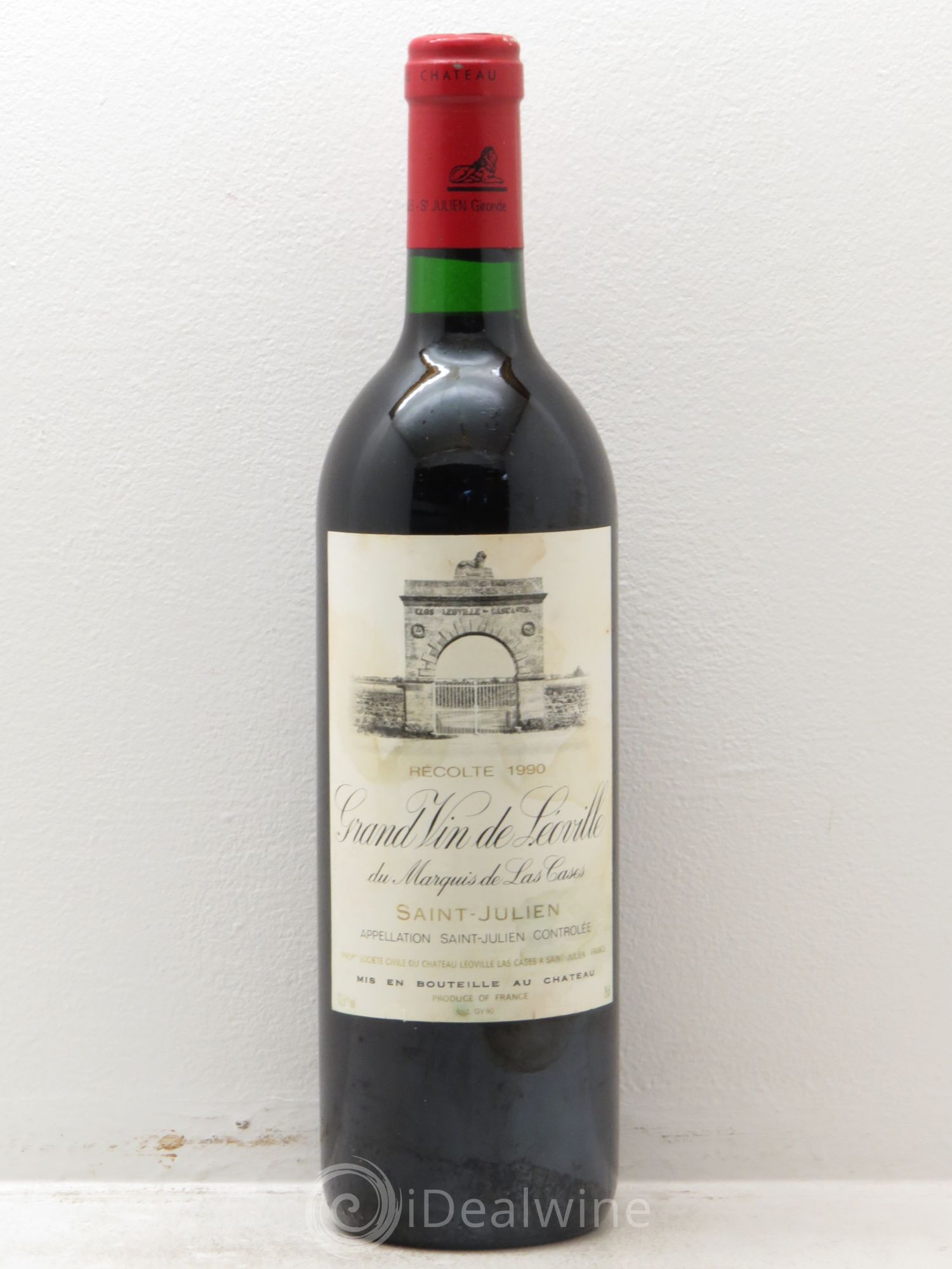 Château Léoville Las Cases 2ème Grand Cru Classé 1990 - Lot de 1 bouteille - 0