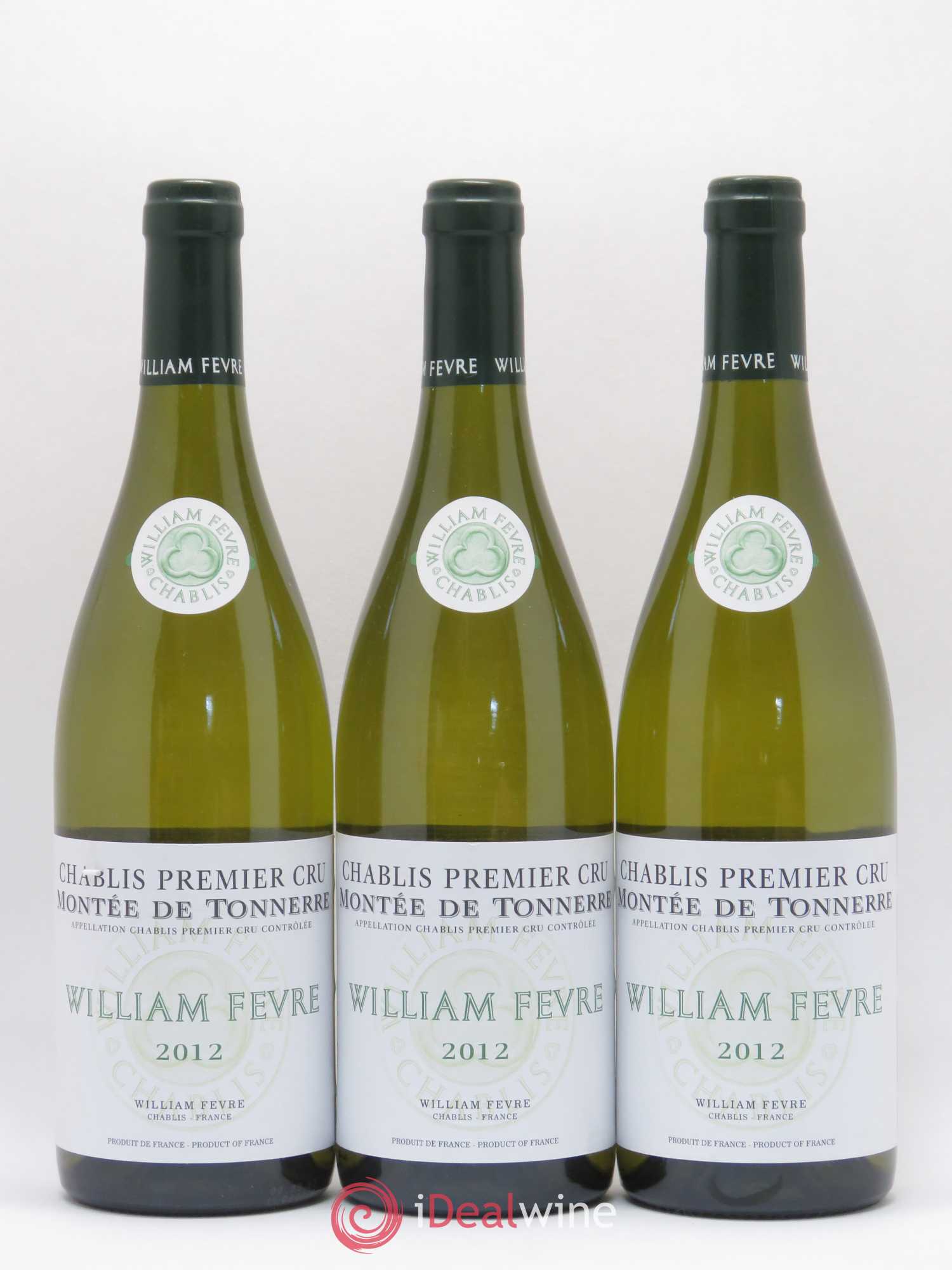 Chablis 1er Cru Montée de Tonnerre William Fèvre 2012 - Lot de 3 bouteilles - 0