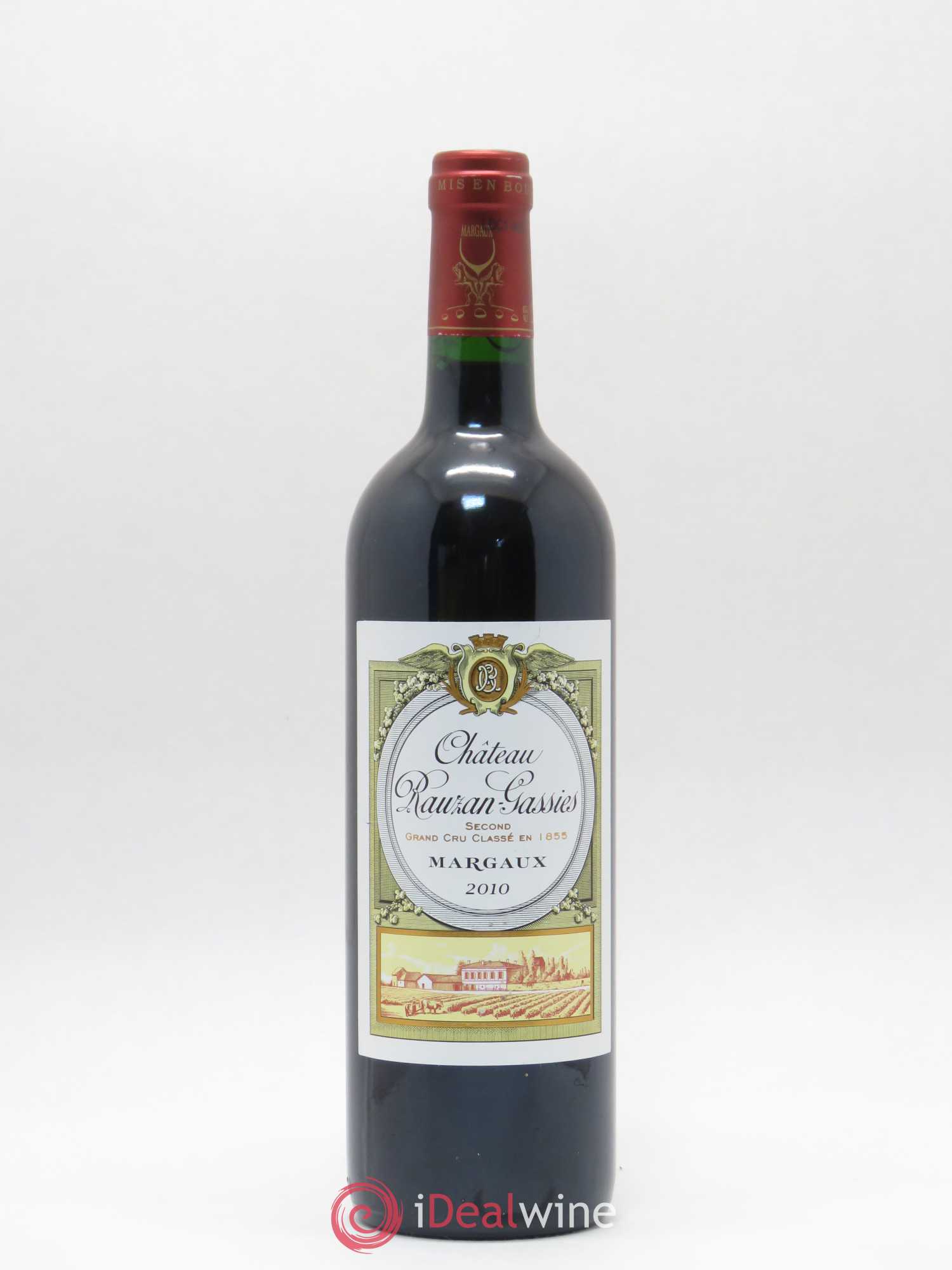 Château Rauzan-Gassies 2ème Grand Cru Classé 2010 - Lot de 1 bouteille - 0