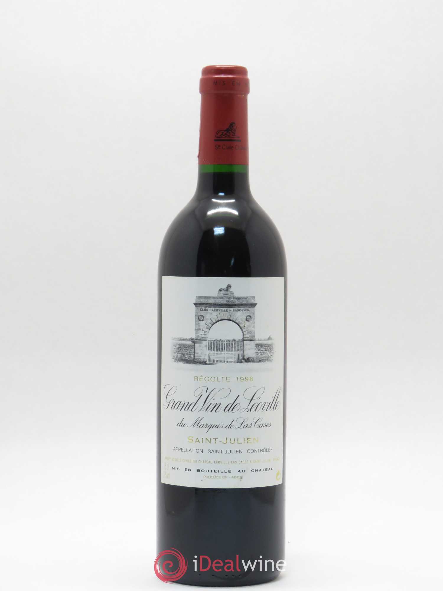 Château Léoville Las Cases 2ème Grand Cru Classé 1998 - Lot de 1 bouteille - 0